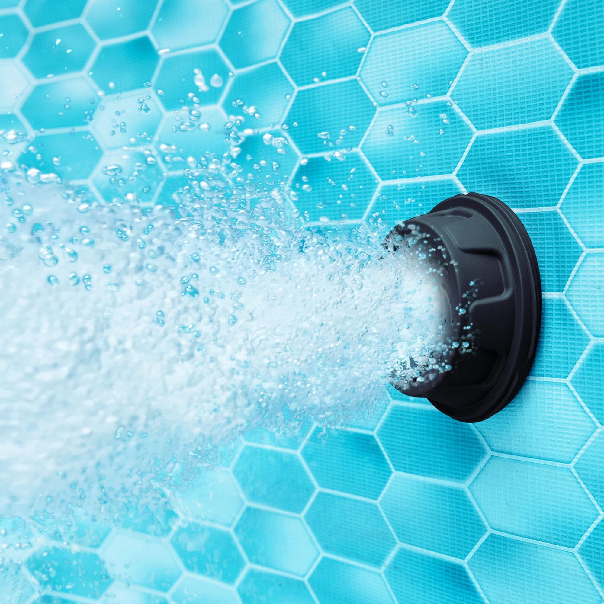 Funsicle Funsicle: Oasis Designer Lap Pool - Above Ground Pool Set, Durable 3-Ply, Powerful Filtration System, SureStep Ladder, For 6-7 People