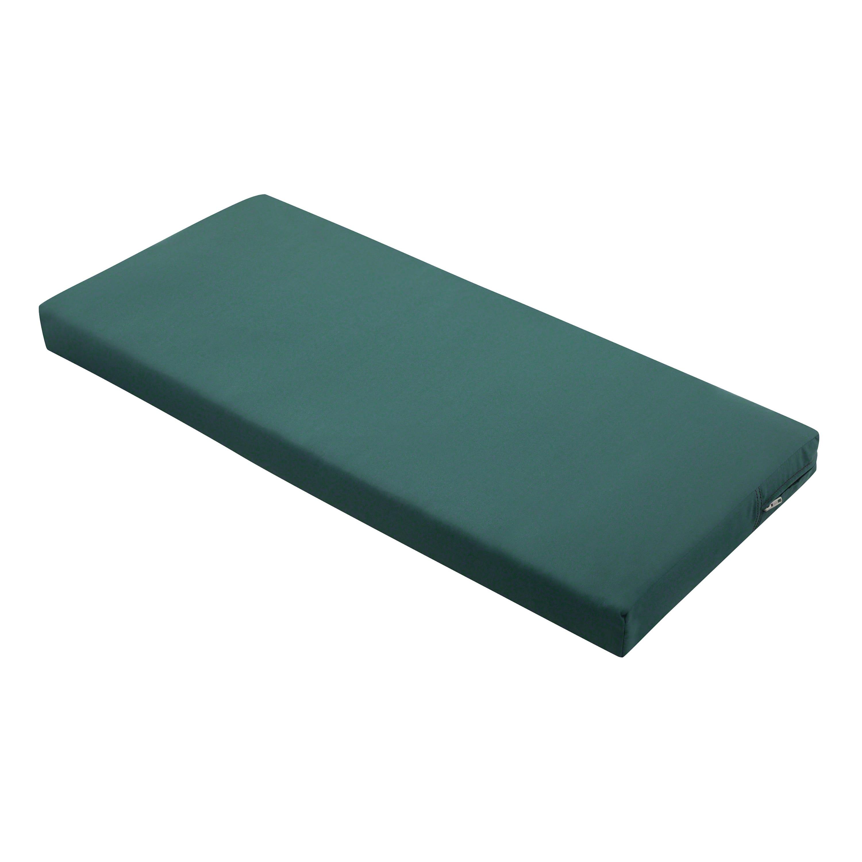 Mallard Green Water-Resistant Outdoor Bench Cushion