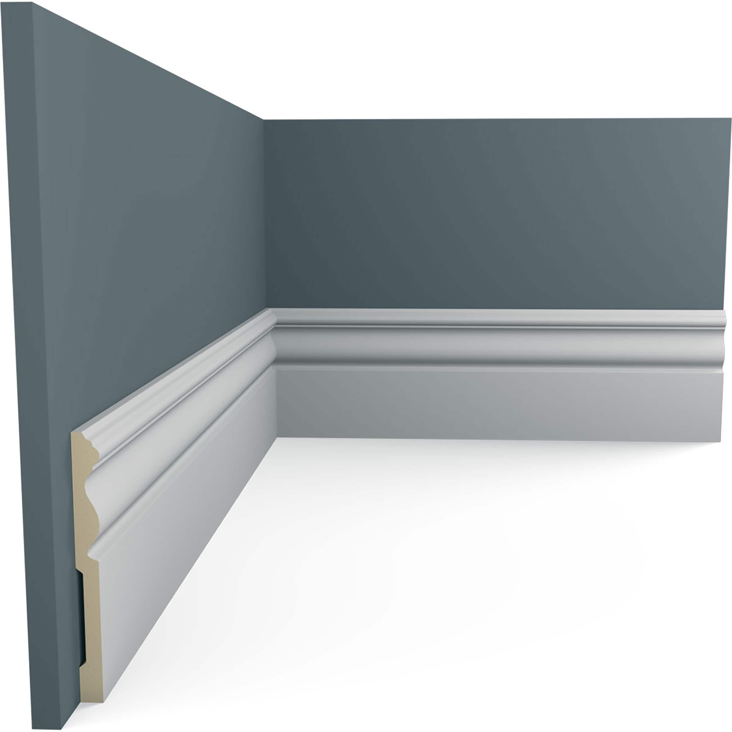 Ekena Millwork Bradford Baseboard Moulding (2-Pack)