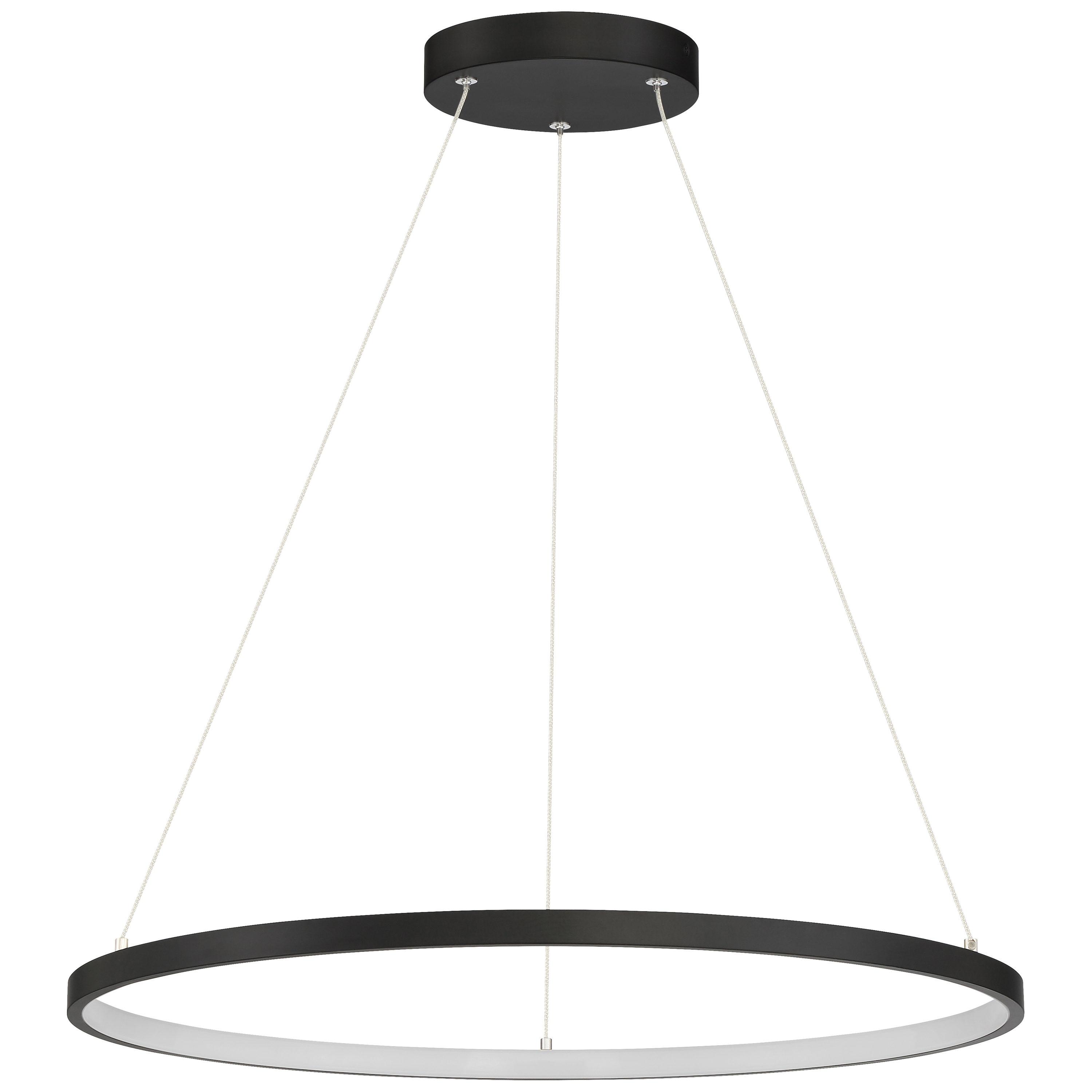 Access Lighting Anello 1 - Light Pendant in  Matte Black