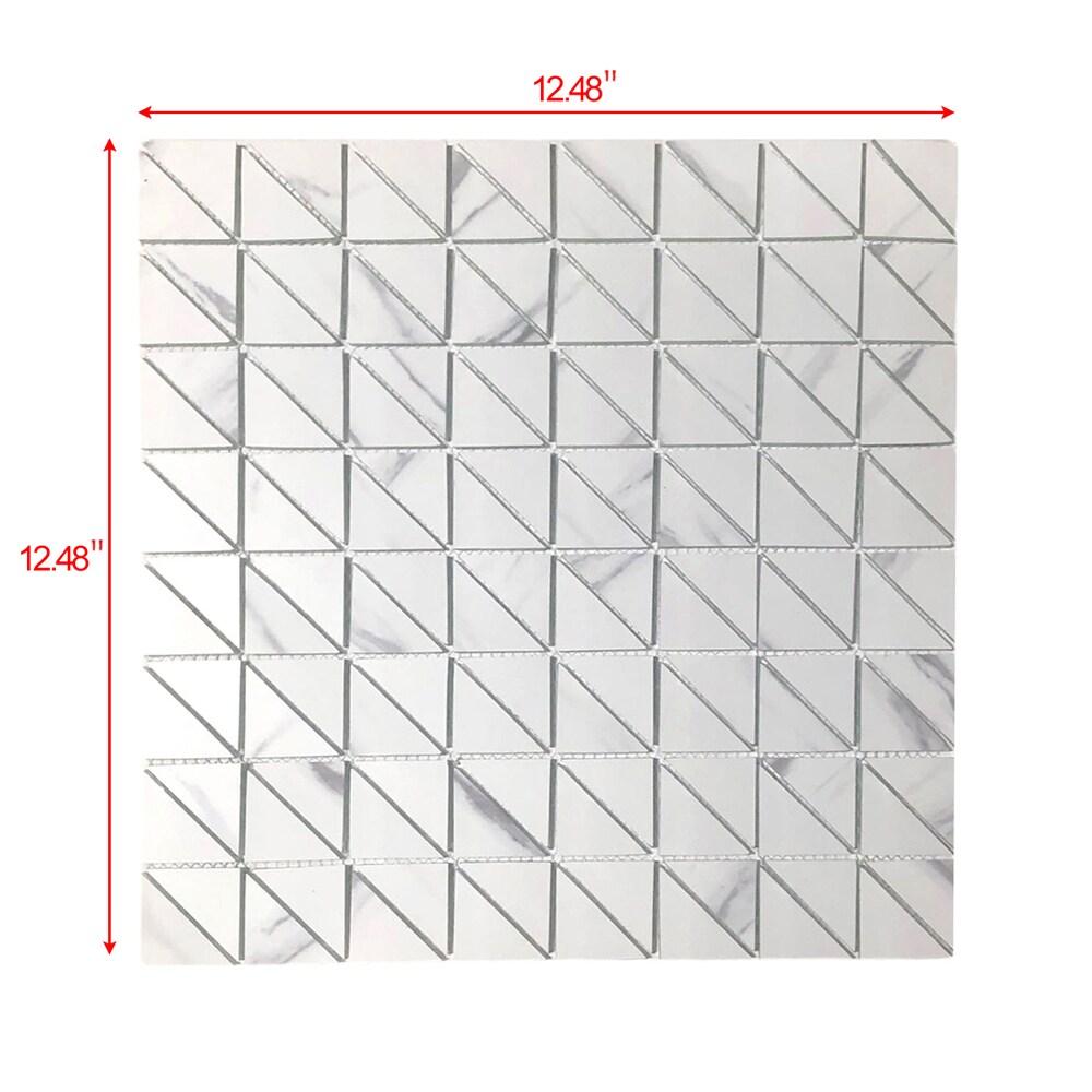 Art Deco Triangle 0.75" x 0.75" Glass Mosaic Tile