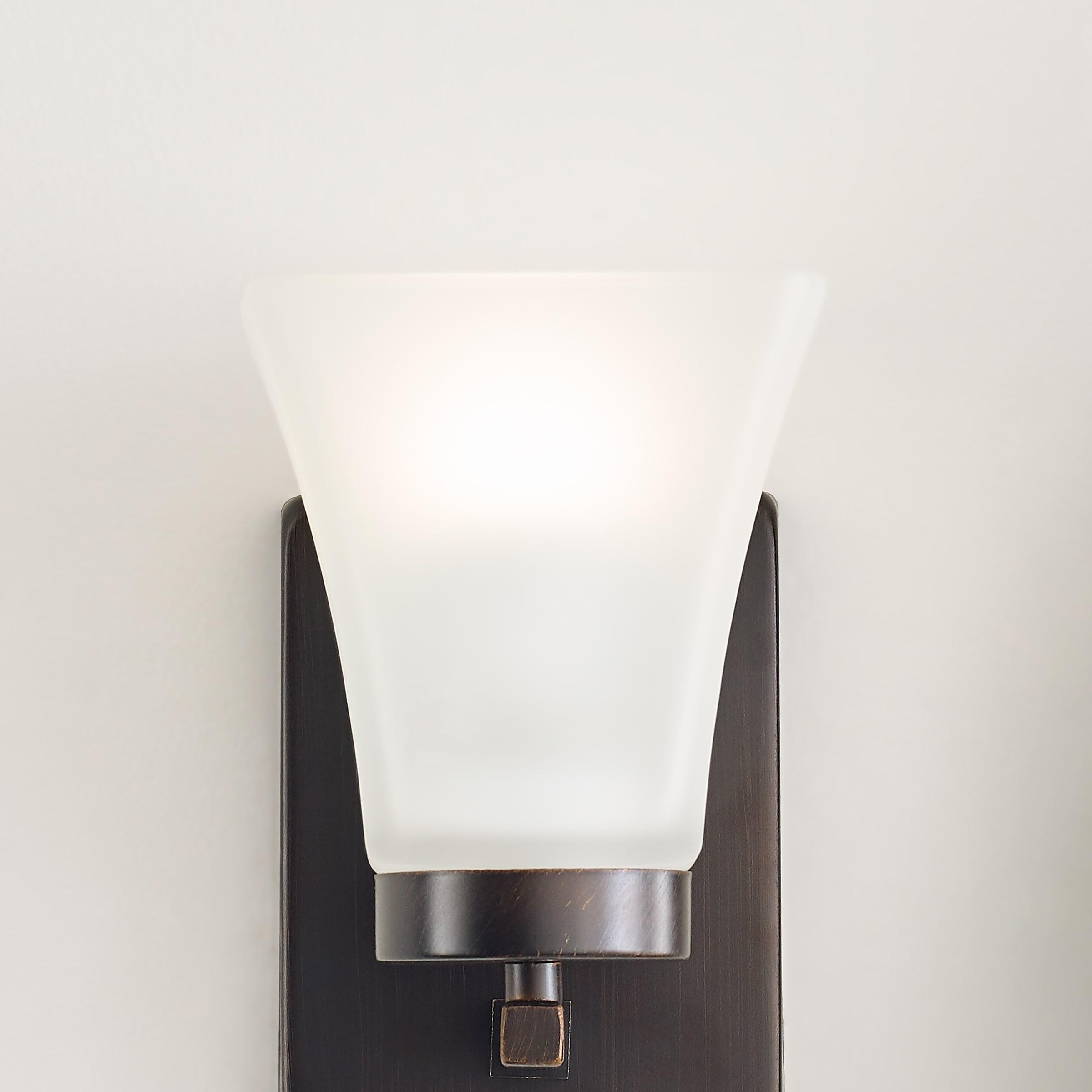 Generation Lighting Bayfield 5.0-in W 1 -Light Antique Brown Transitional Wall Sconce