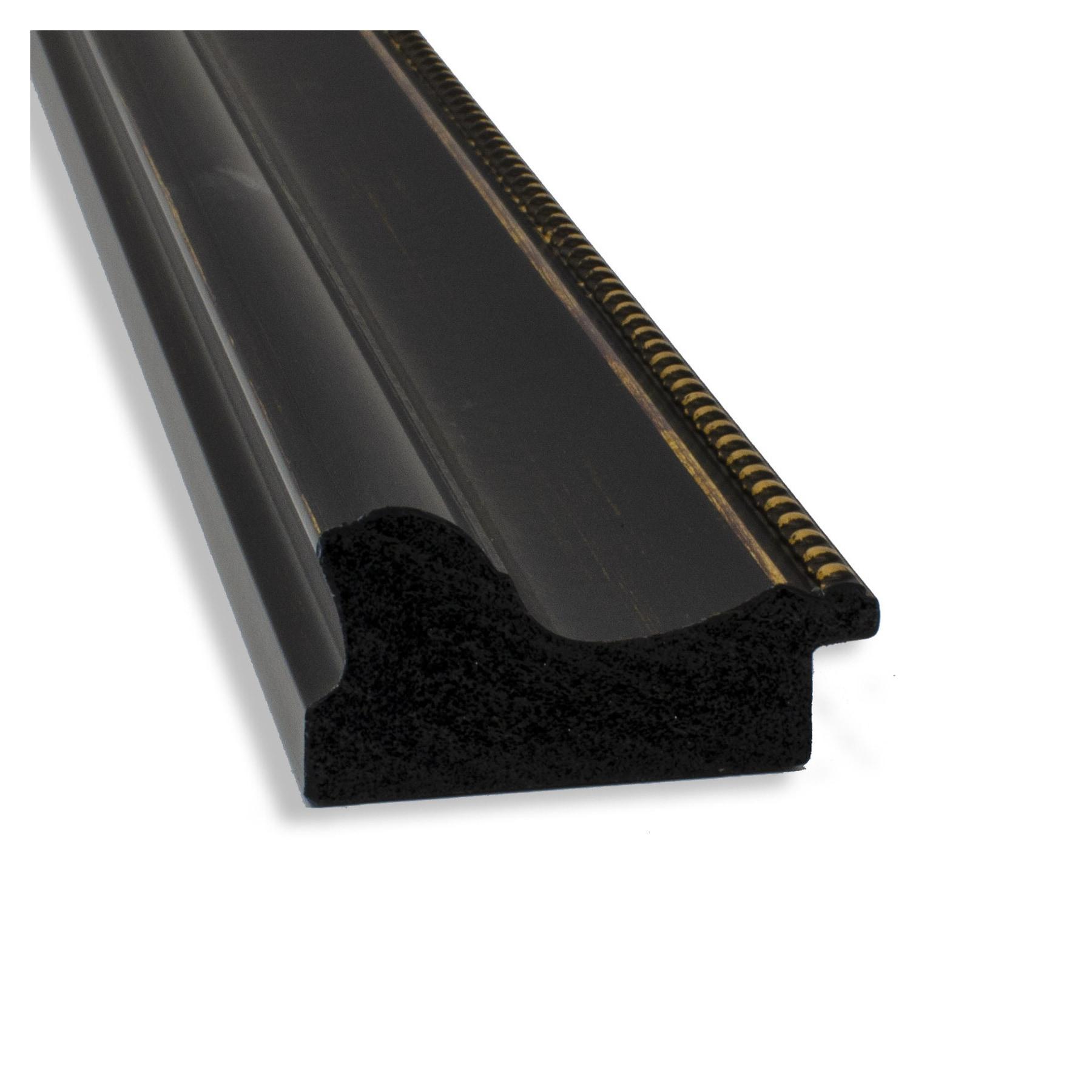 Amanti Art Beveled Bathroom Wall Mirror - Accent Bronze Narrow Frame Outer Size: 22 x 28 in