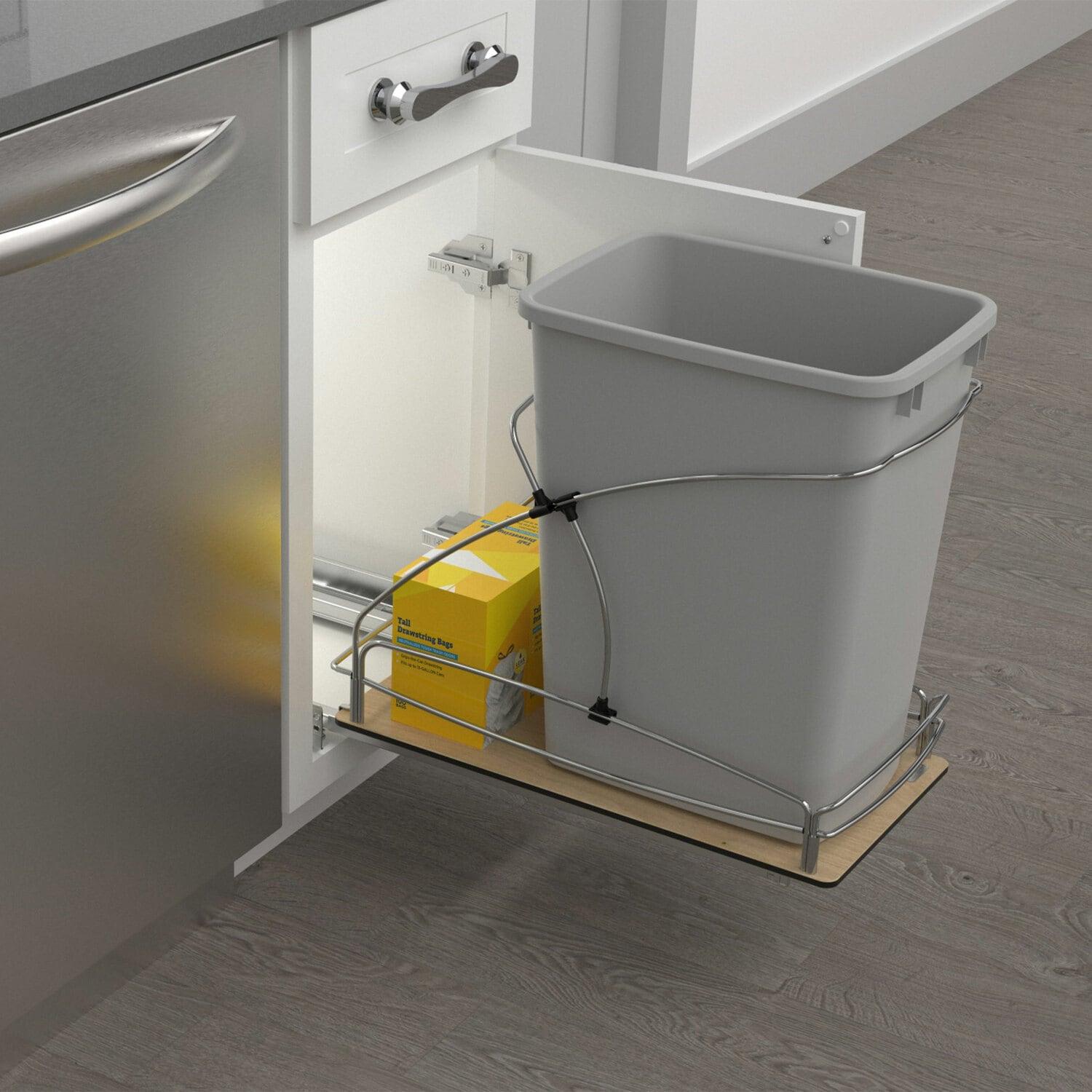 Rev-A-Shelf Rev-A-Shelf Double 27 qt. Pullout Trash Containers