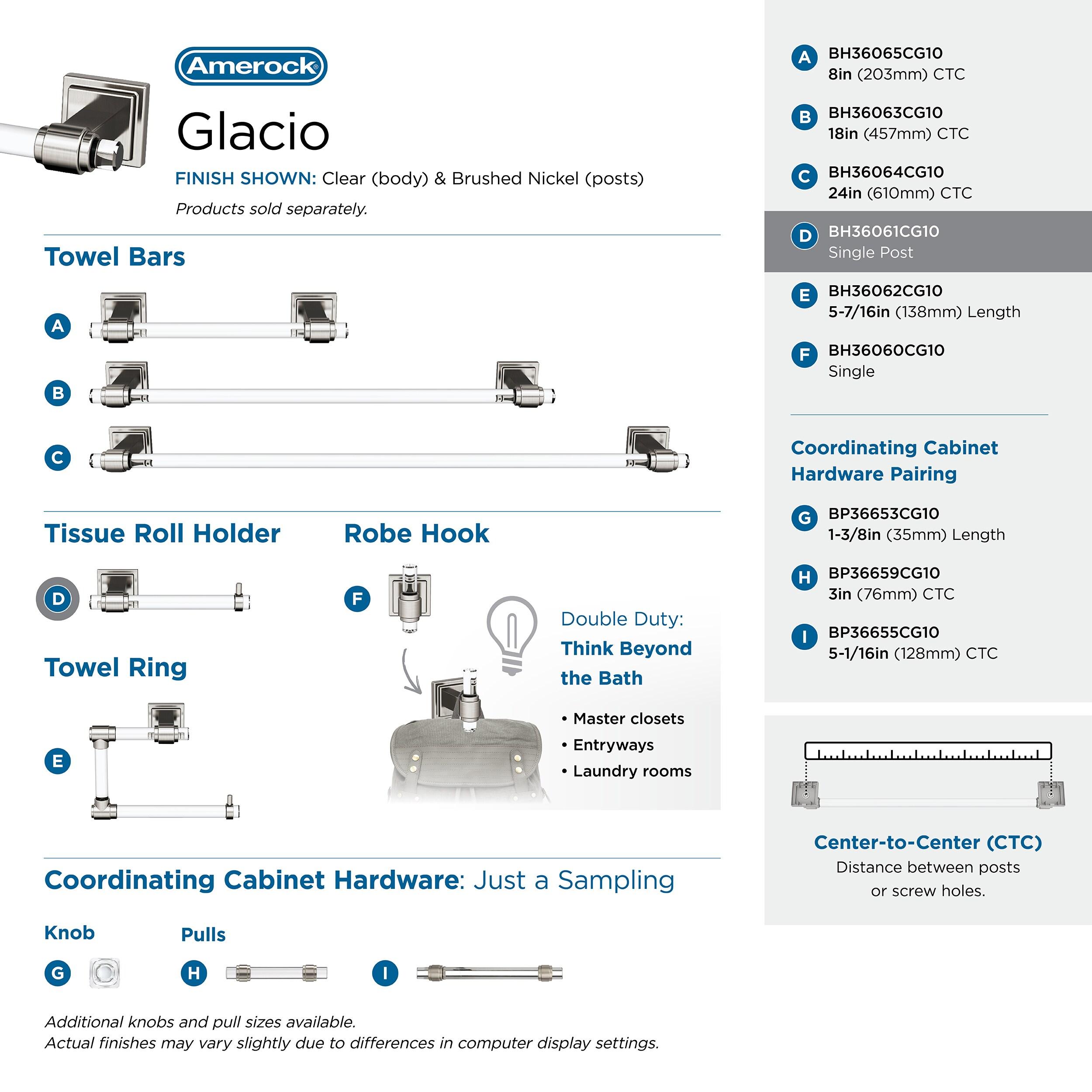 Glacio Wall Mount Toilet Paper Holder