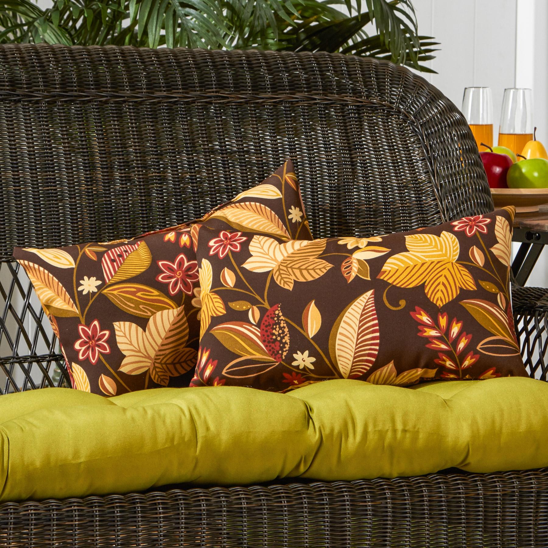 Indoor/Outdoor Reversible Throw Pillow