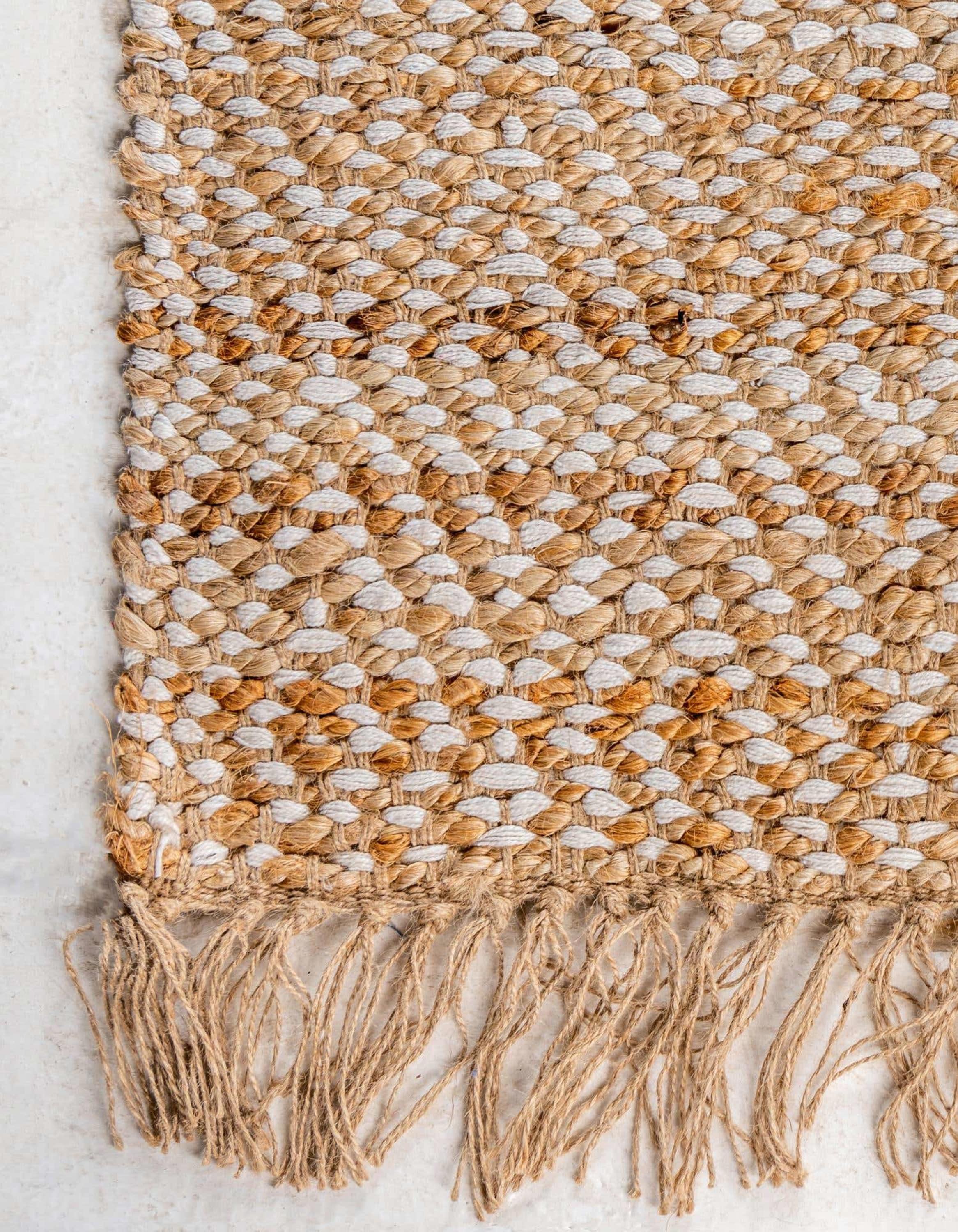 Unique Loom 8' 0 x 10' 0 Assam Chunky Jute Rectangle Area Rug