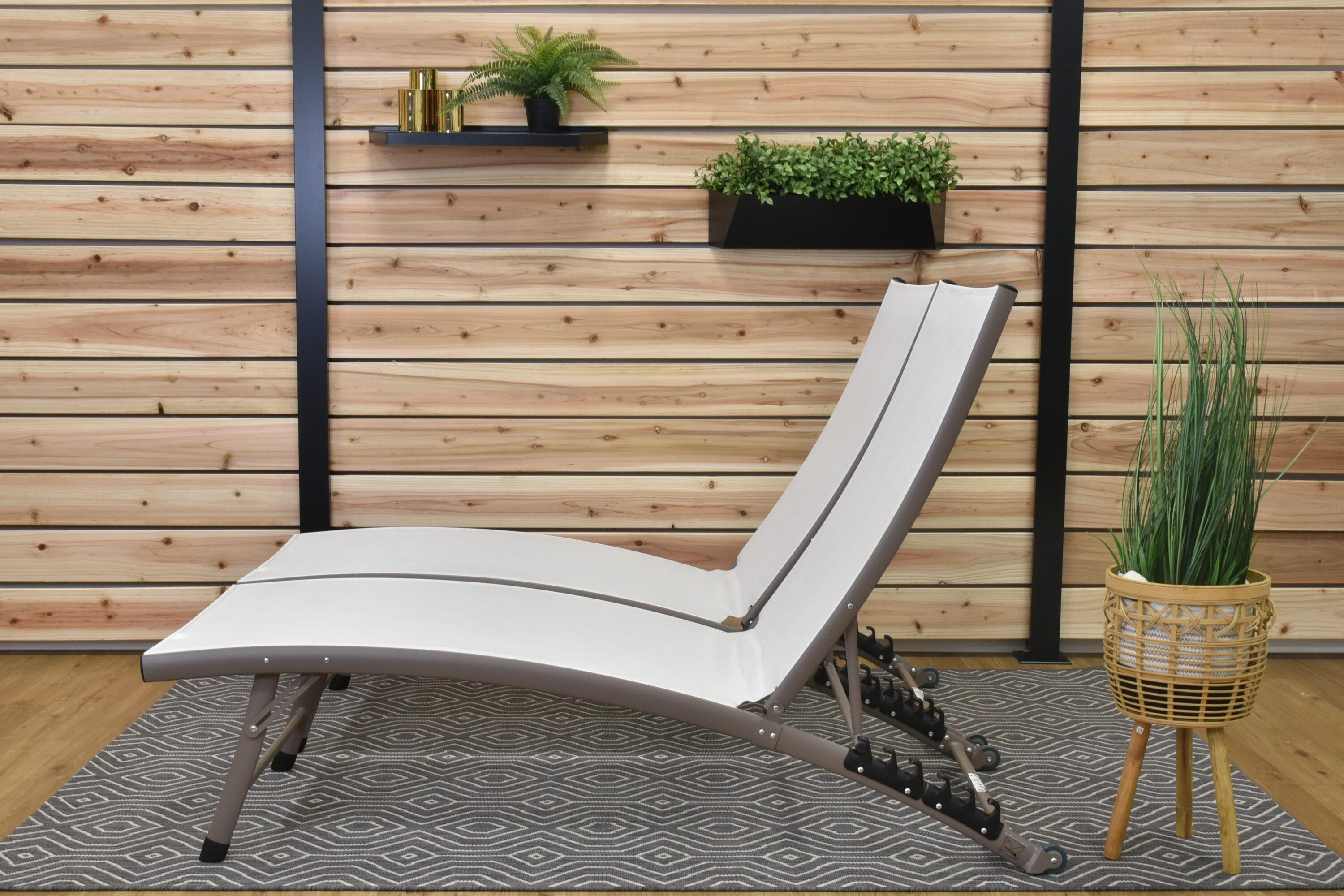 The Hamptons Collection 2 Piece White Aluminium Outdoor Patio Lounge Chair Set 71”