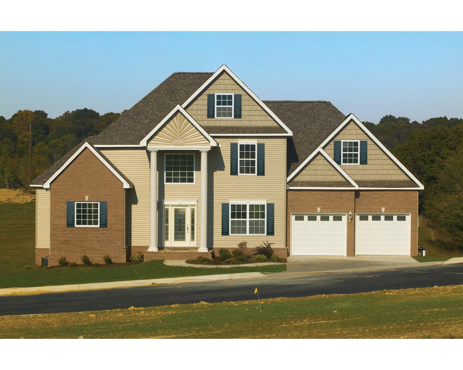 14 1/2"W x 37"H Lifetime Vinyl, TailorMade Two Equal Panels, Raised Panel Shutters, Clay