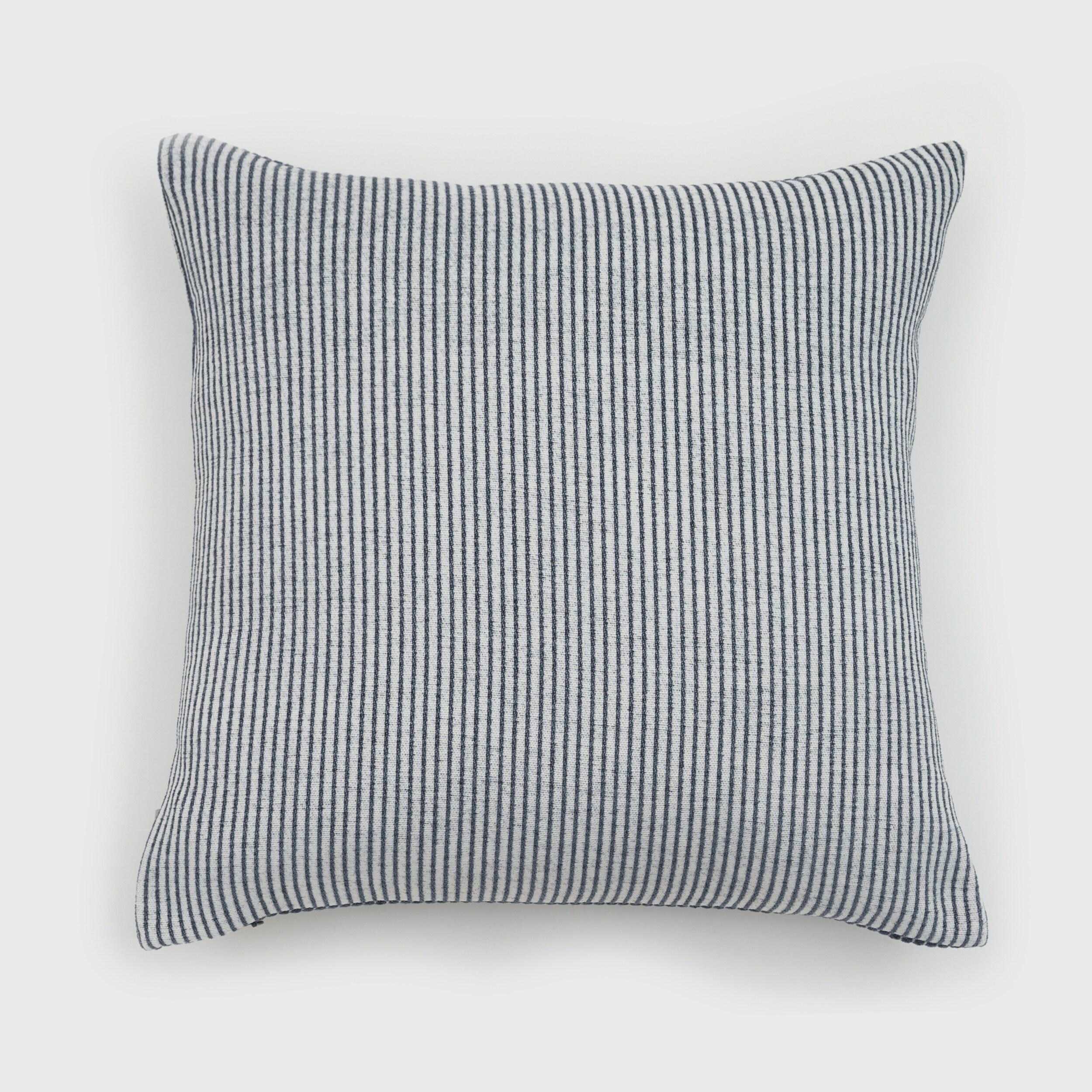 EverGrace Elsa Reversible Pinstripes Striped Reversible Throw Pillow