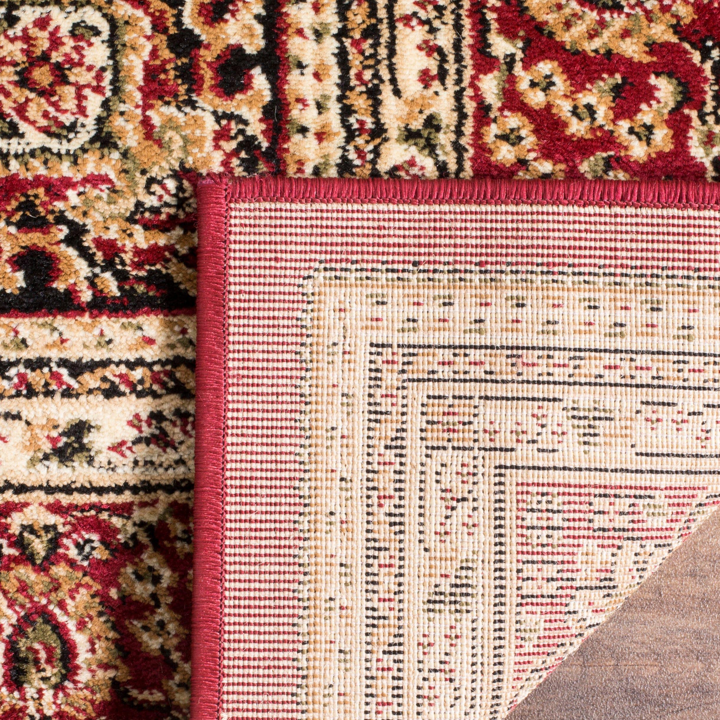 Lyndhurst LNH217 Power Loomed Area Rug - Multi/Red - 6'x9' - Safavieh.