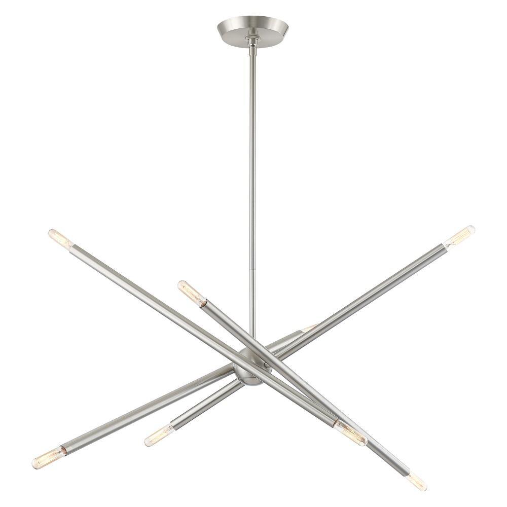 Livex Lighting Soho 8 - Light Chandelier in  Brushed Nickel
