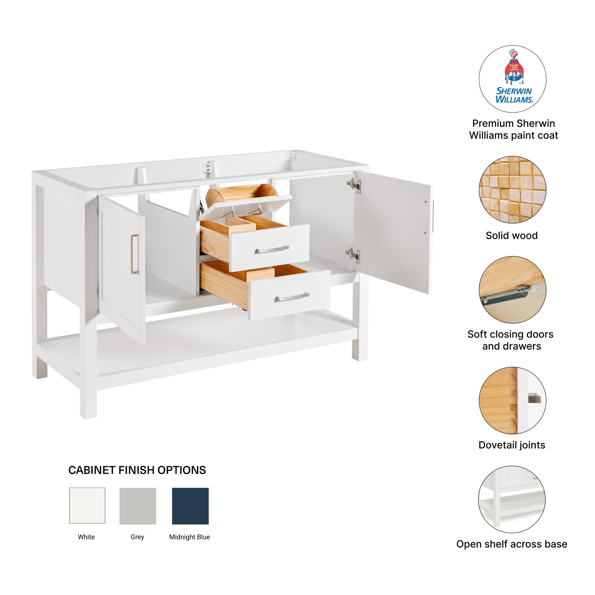 Ariel Bath Bayhill 54" Single Bathroom Vanity Base Only | Perigold
