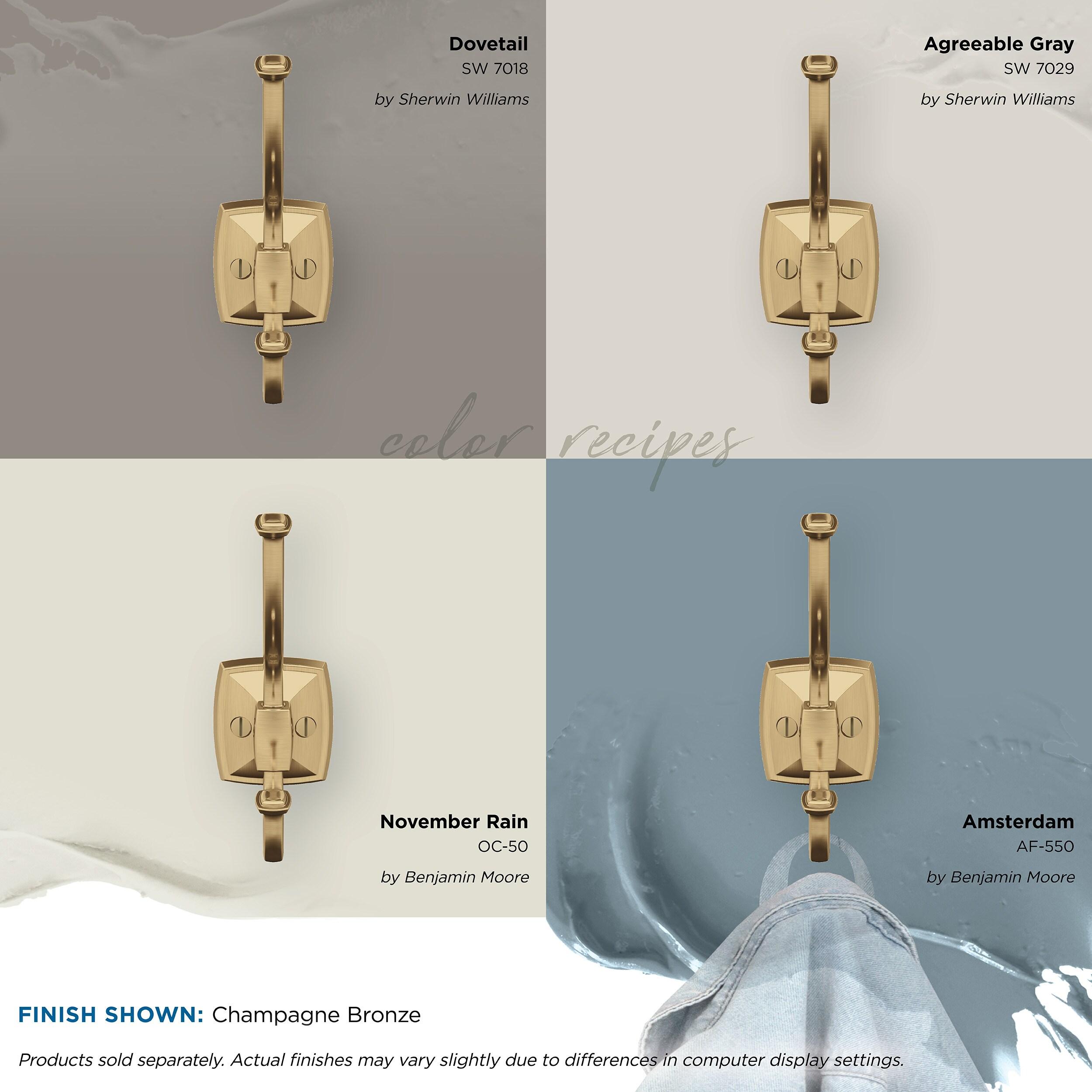 Kinsale Transitional Double Prong Decorative Wall Hook