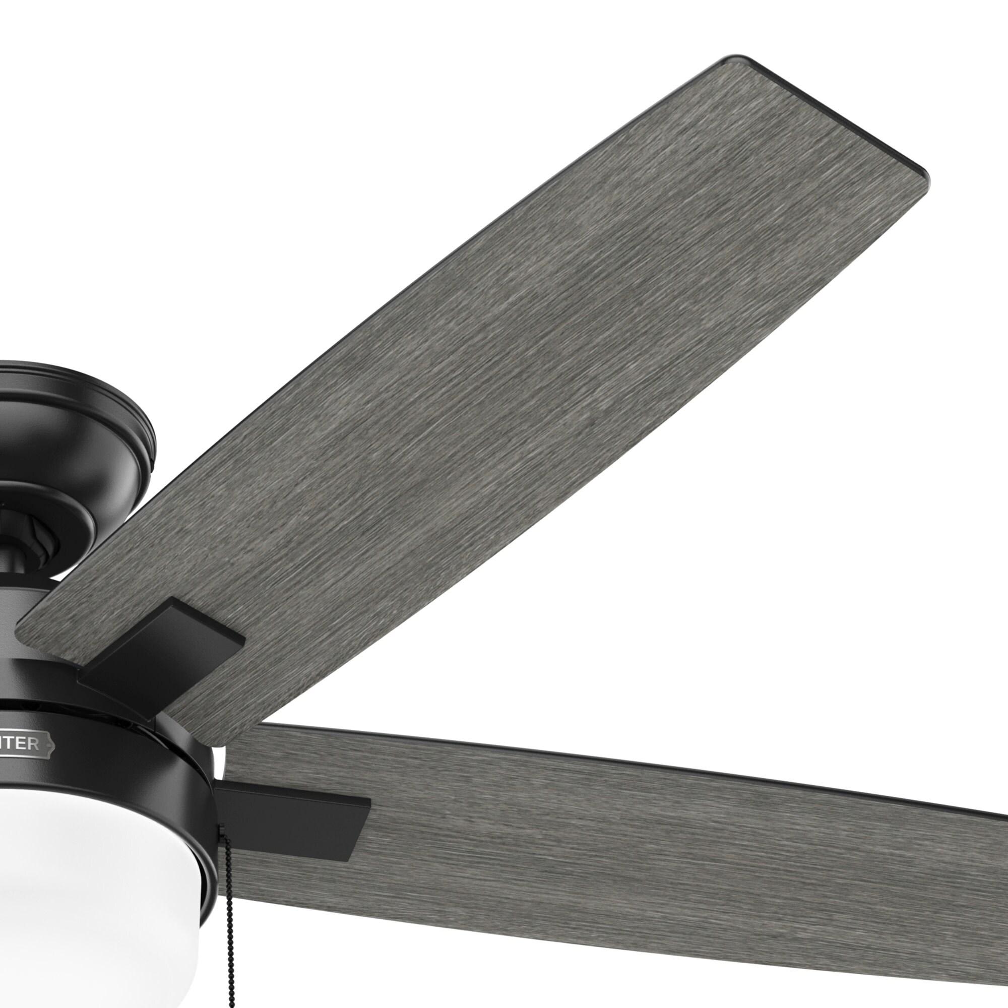 44" Anisten ENERGY STAR® 5-Blade Standard Ceiling Fan with Pull Chain and LED Light Kit Included