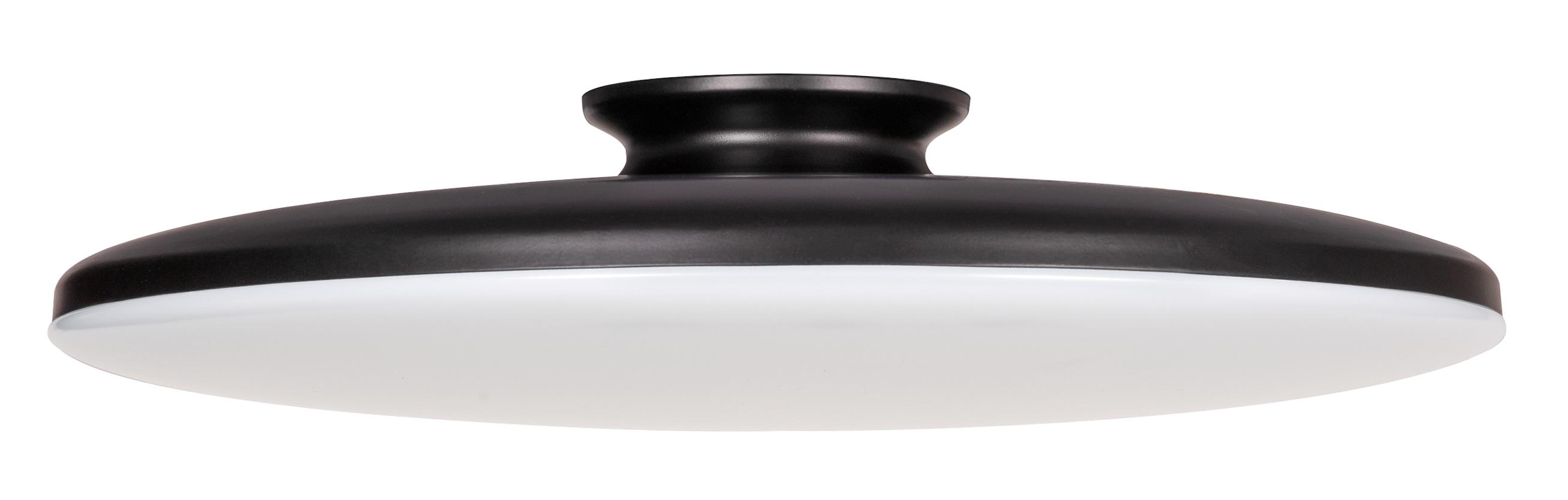 AFX  Skye LED Flush Mount with White Acrylic 33 Black Large 19 inch N/A N/A