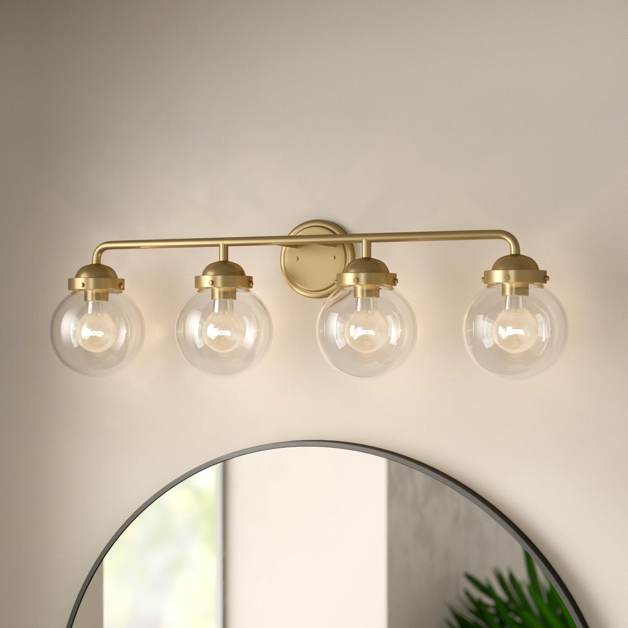 Designers Fountain - Four Light Bathroom Fixture - Knoll - Four Light Bath Bar
