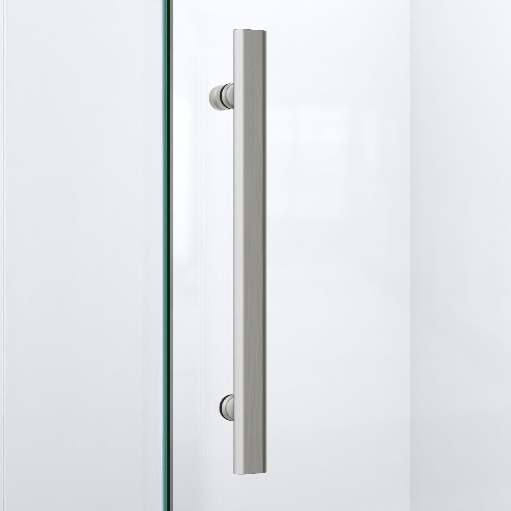 Prism Plus 38" W x 38" D x 74.75" H Frameless Neo-Angle Shower Enclosure with Base Included