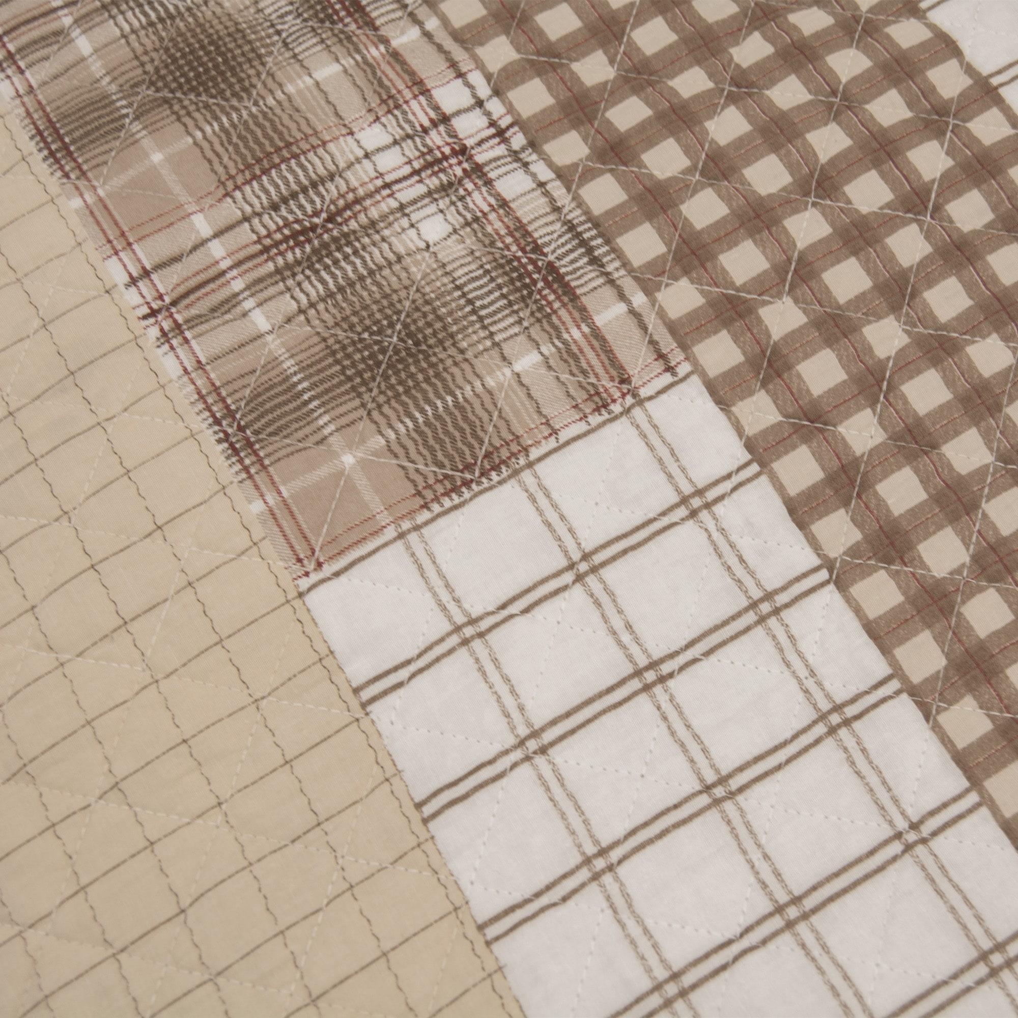 Donna Sharp Highland Plaid 2PC Cotton Twin Quilt Set
