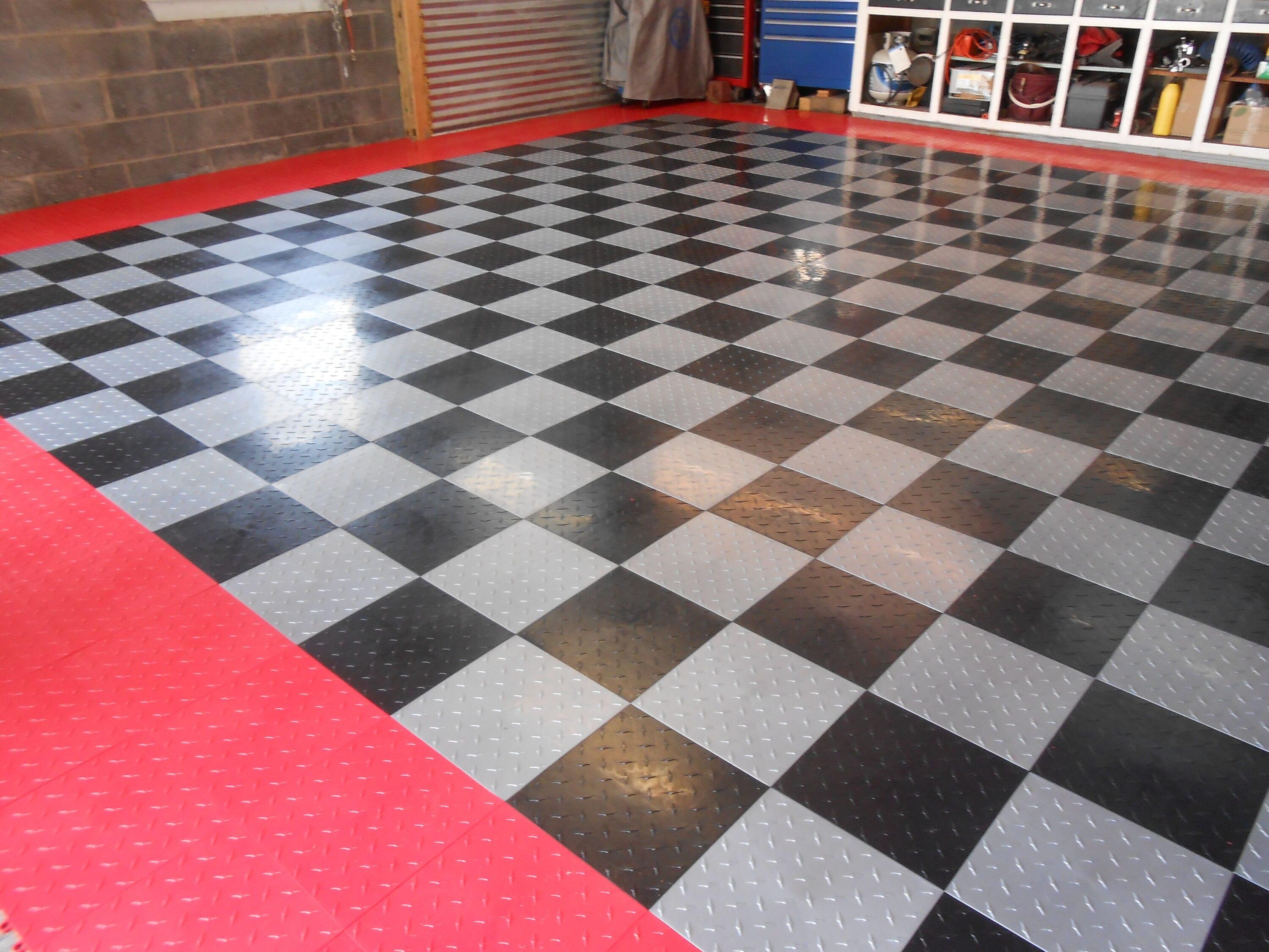 Swisstrax Swisstrax 12'' W x 12'' L Garage Flooring (Set of 10)