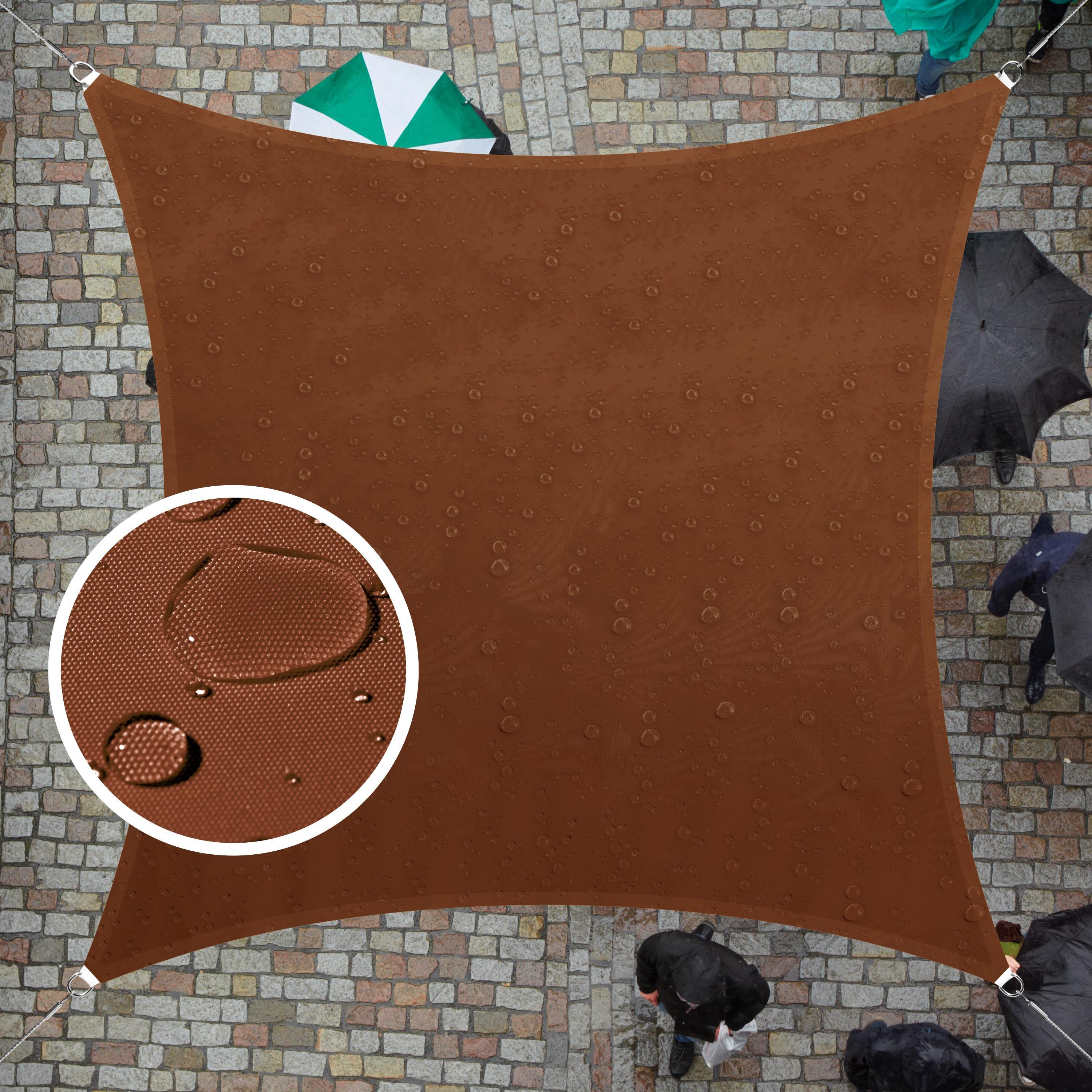 ColourTree Waterproof 9.5' x 9.5' Square Shade Sail