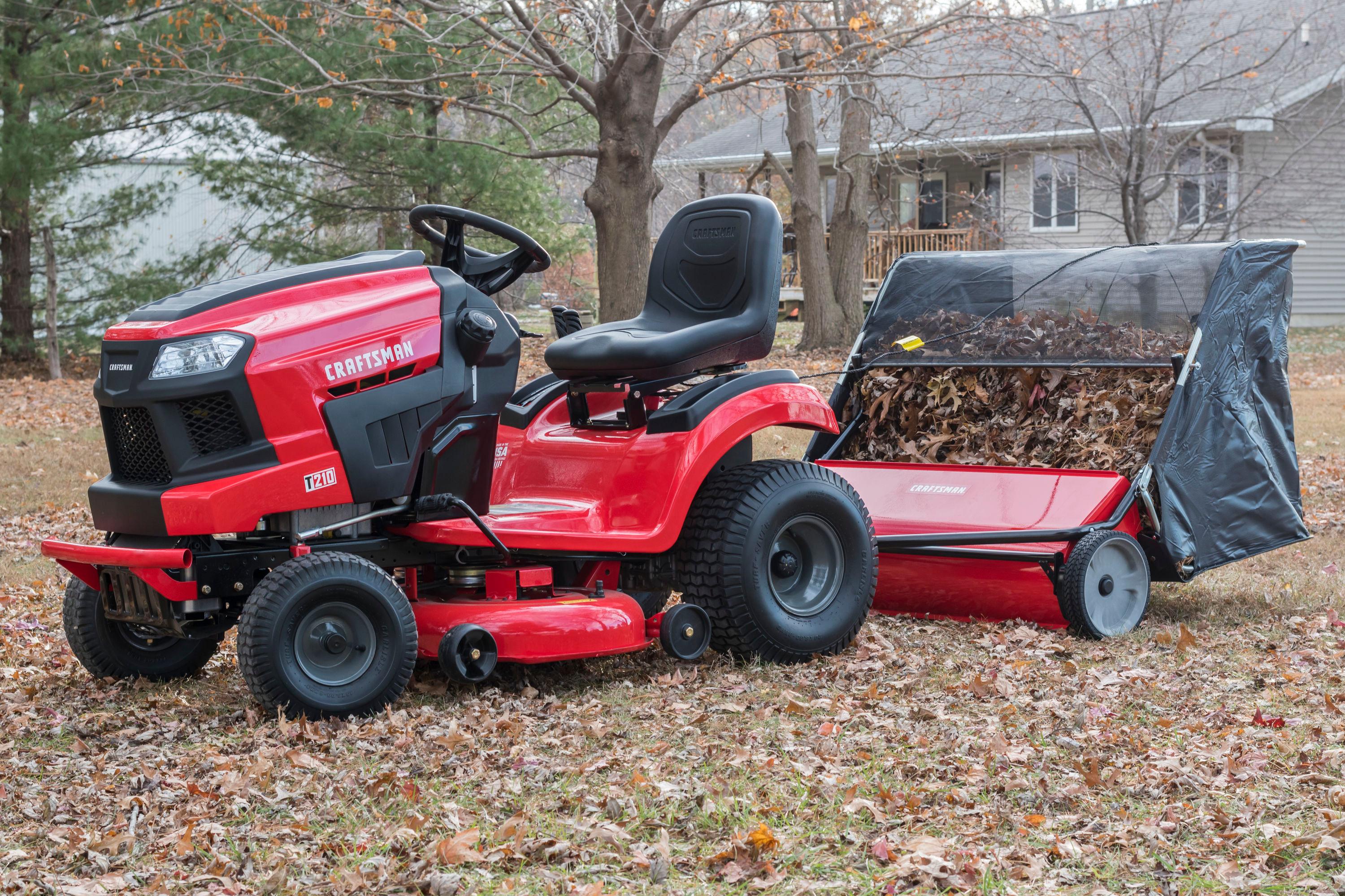 Craftsman Red 42-Inch High-Speed Tow Lawn Sweeper