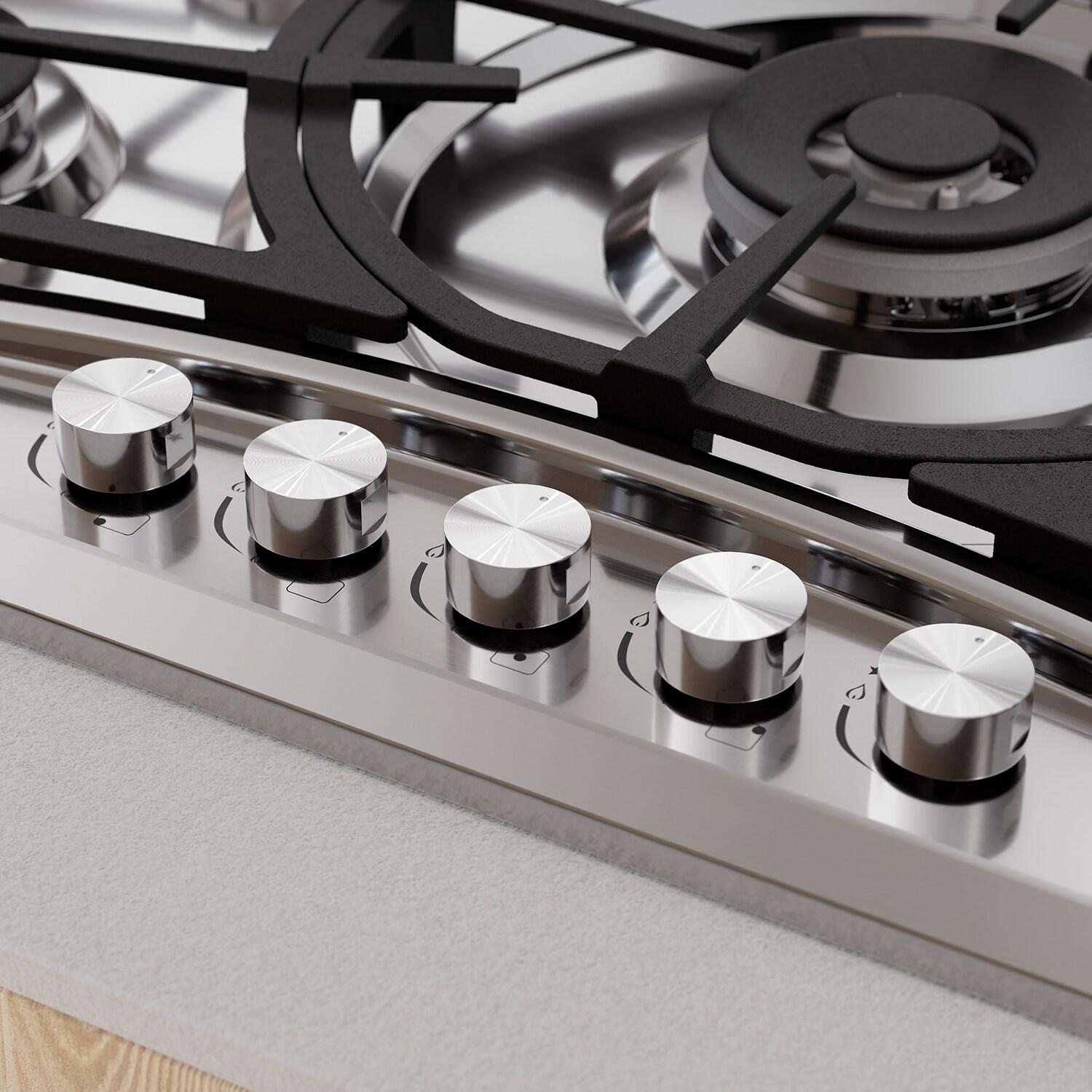 Empava 36" Stainless Steel 5 Burner Cooktop