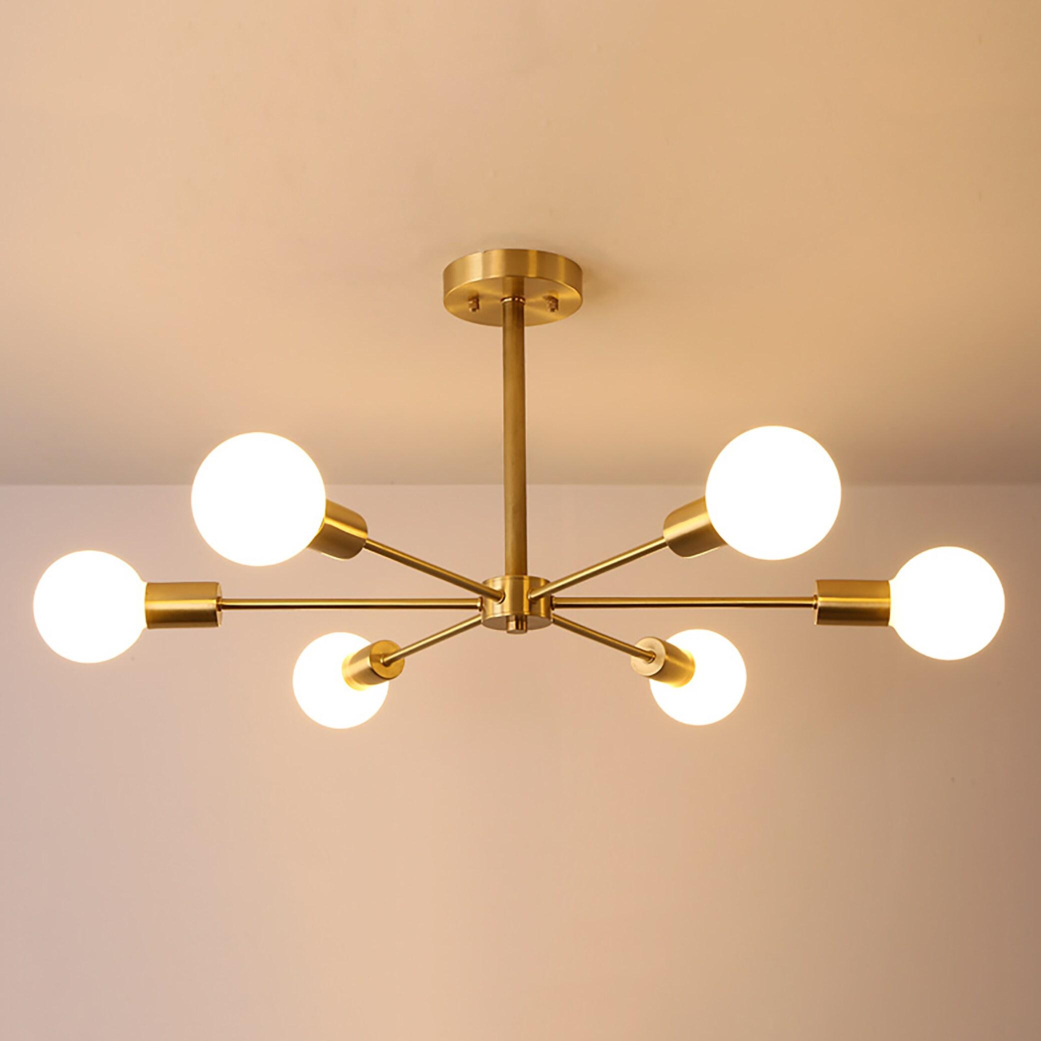 Sevin 6 - Light 25.2'' Sputnik Cylinder Flush Mount