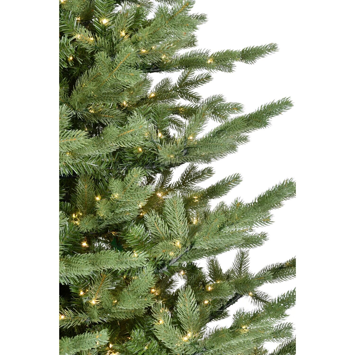 Fraser Hill Farm Fraser Hill Farm Prelit Foxtail Pine Artificial Christmas Tree with Stand and Remote Control