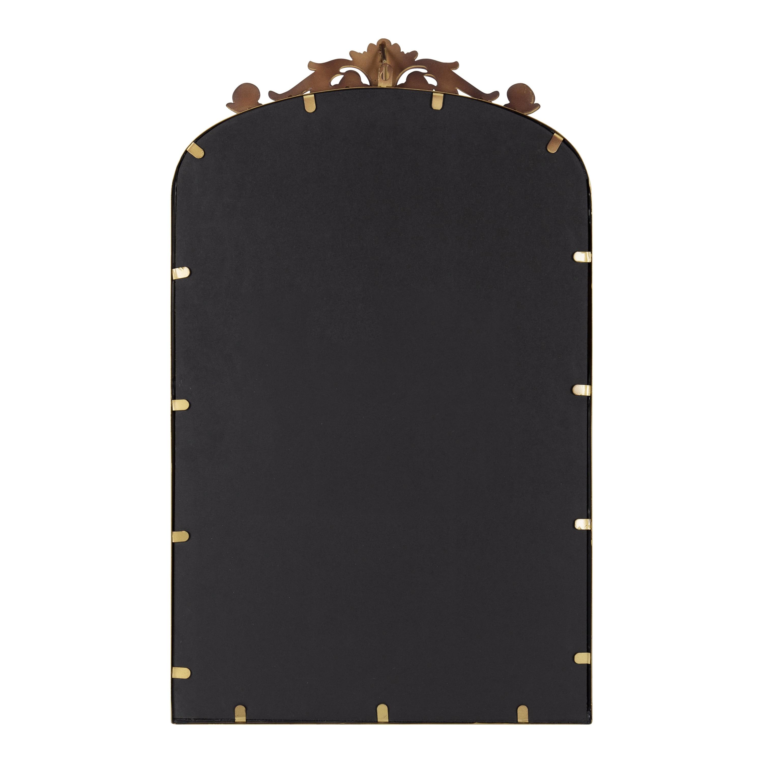 19" x 30.7" Arendahl Traditional Arch Decorative Wall Mirror Bronze - Kate & Laurel All Things Decor