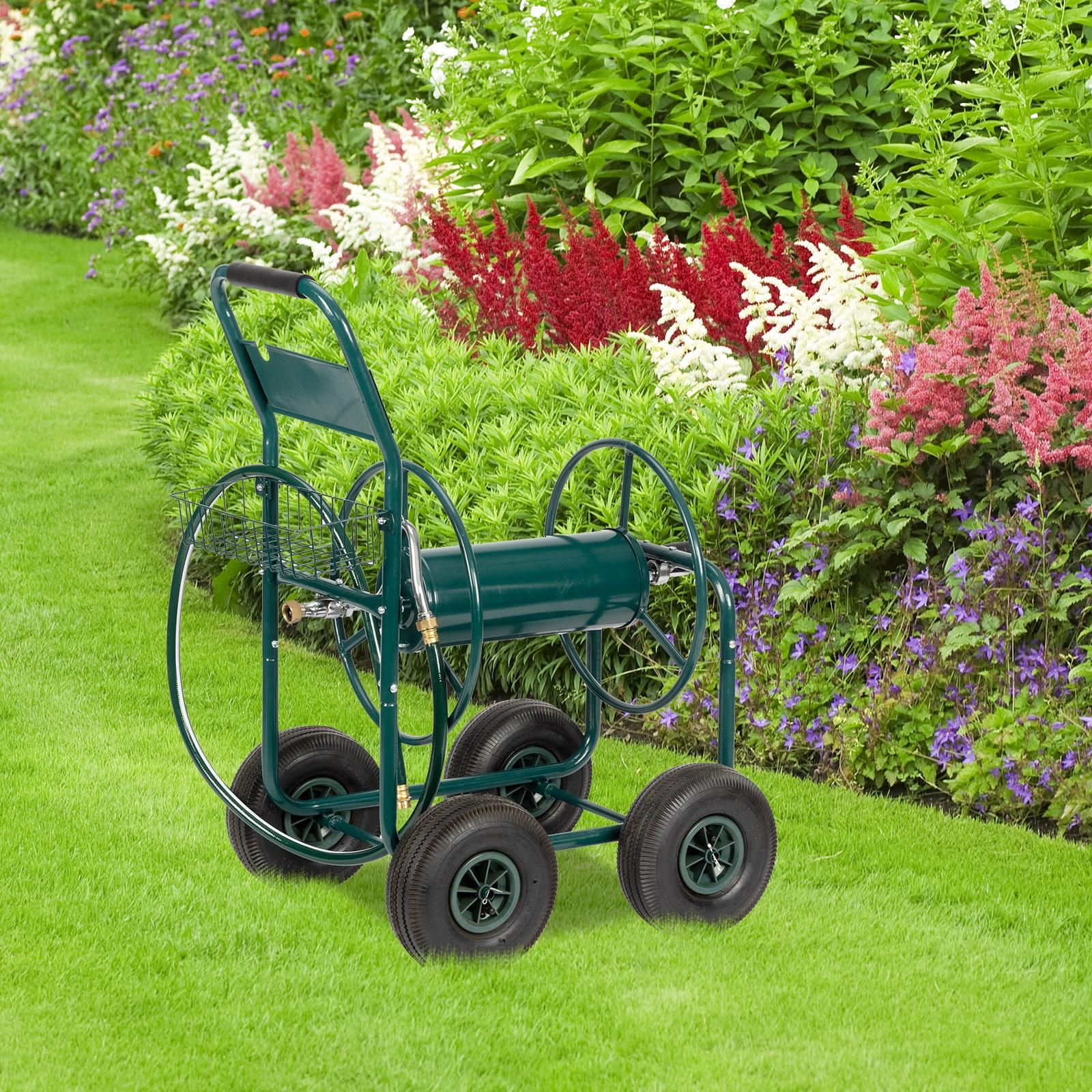 Outopee Iron 1-ft Cart Hose Reel