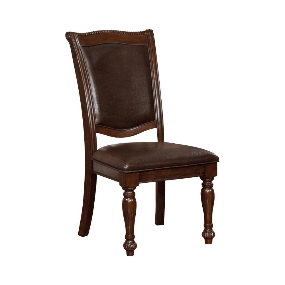 Anahlia Side Chair in Espresso (Set of 2)