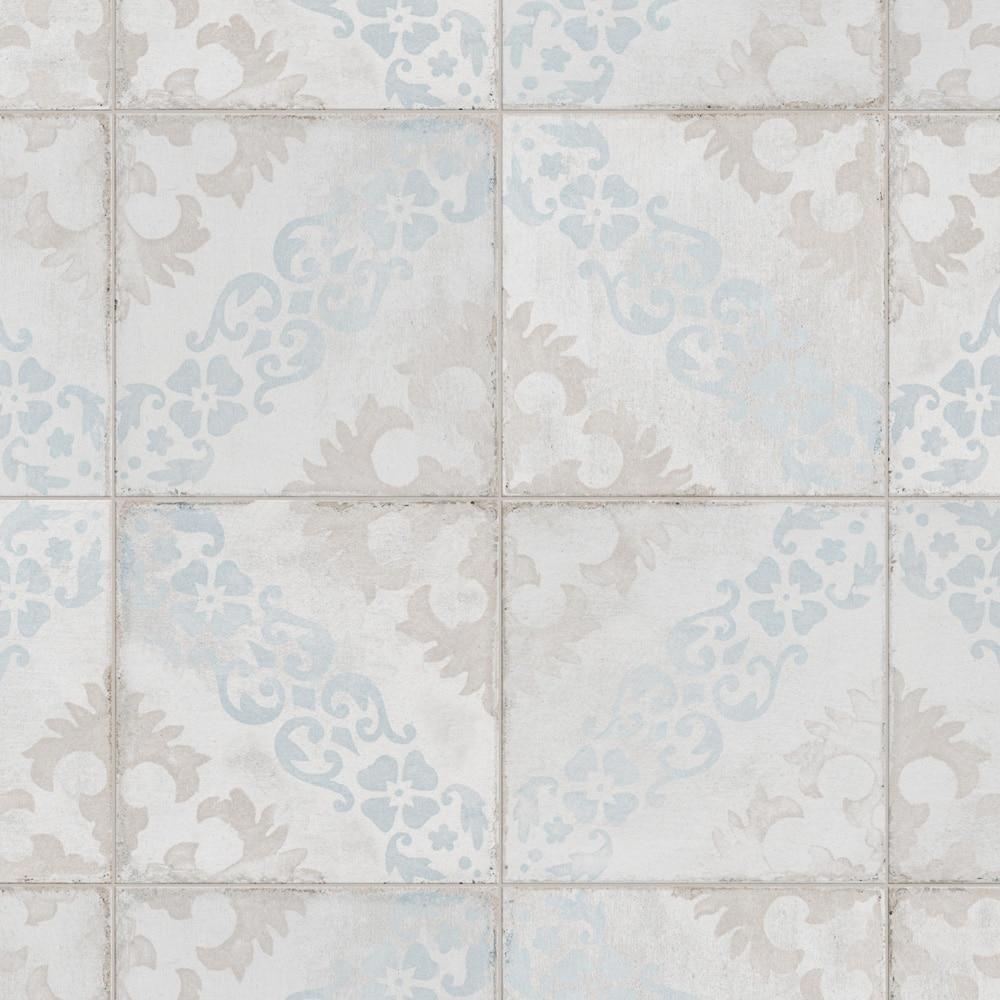 Barcelona 6" x 6" Porcelain Patterned Wall & Floor Tile