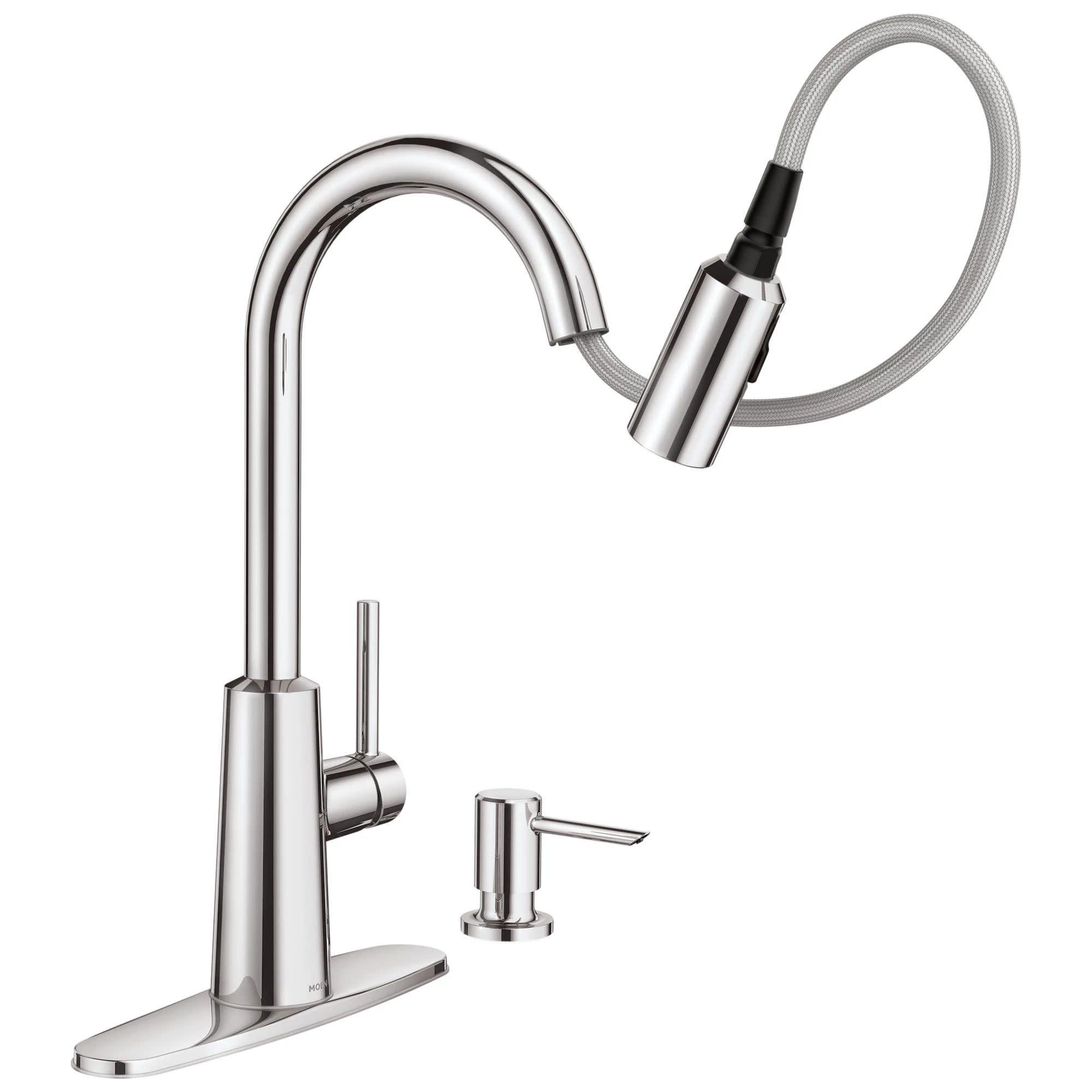 Moen Nori One Handle Chrome Pull-Down Kitchen Faucet