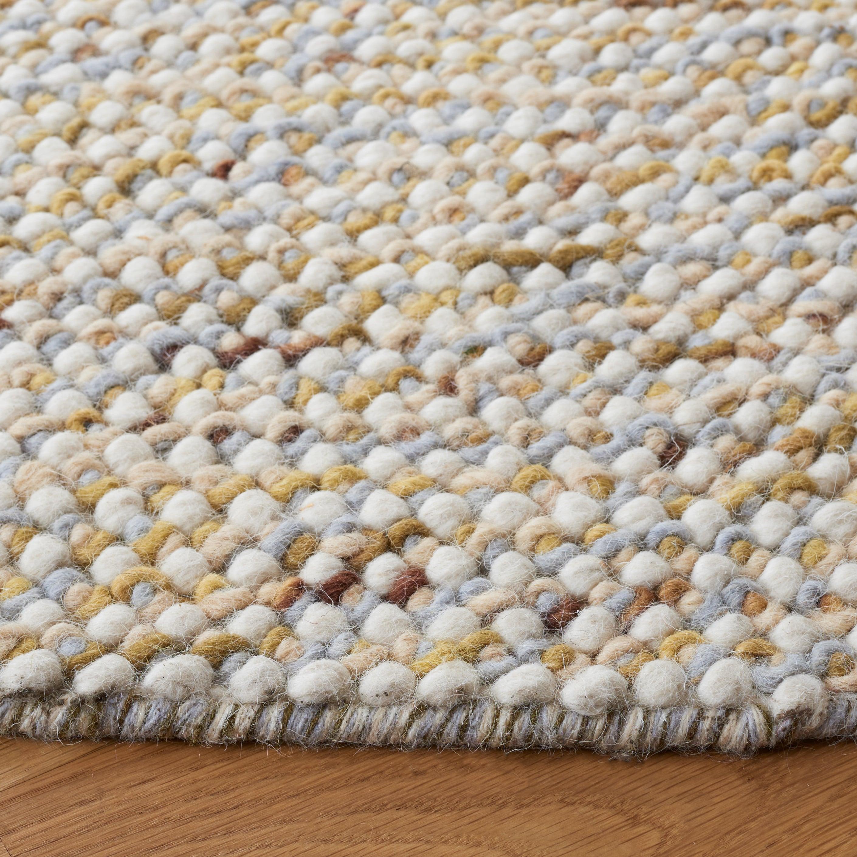 Latitude Run® Vermont Hand Woven Wool Solid Color Rug