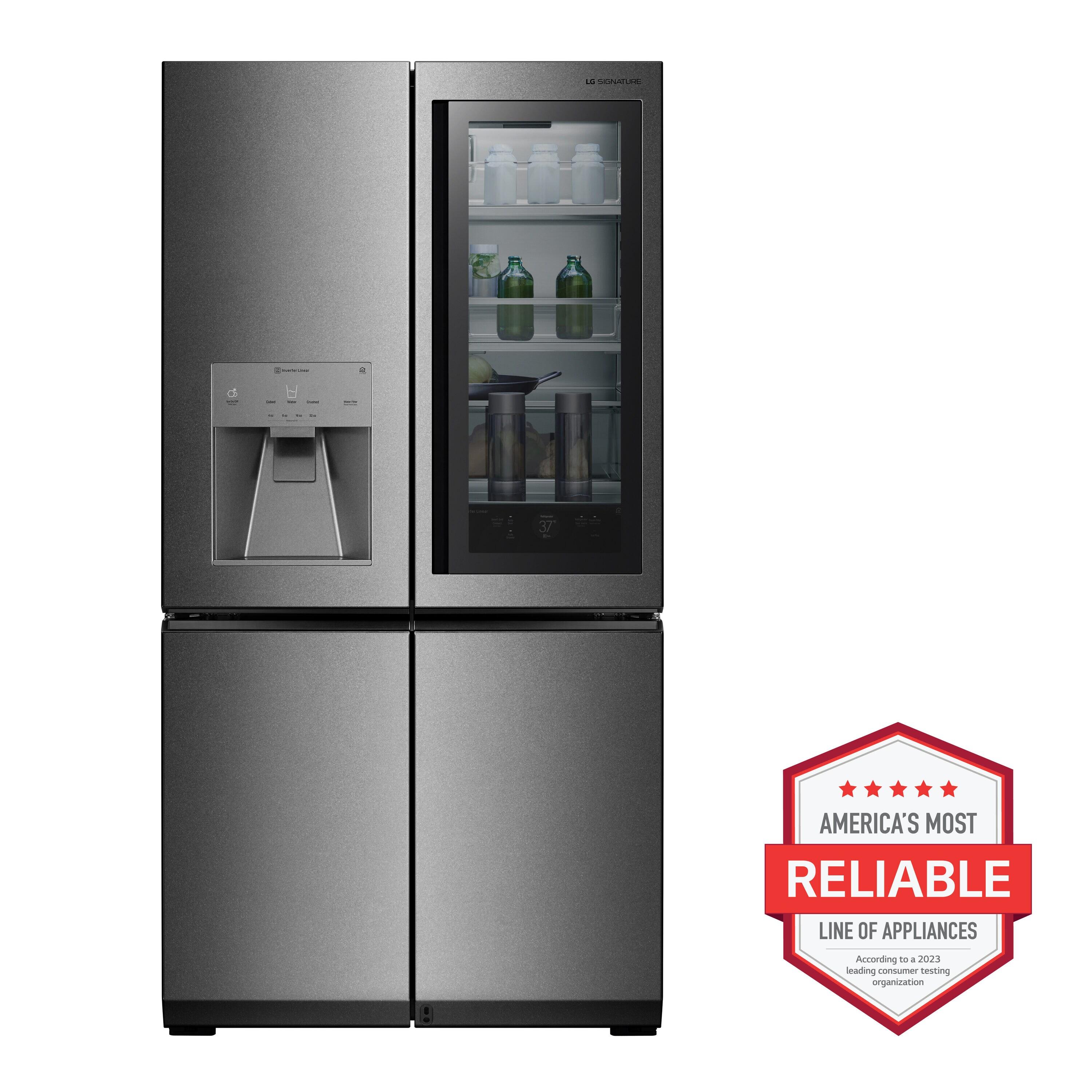 LG Signature Lg Signature 23 Cu. Ft. Smart Wi-fi Enabled Instaview® Door-in-door® Counter-depth Refrigerator URNTC2306N
