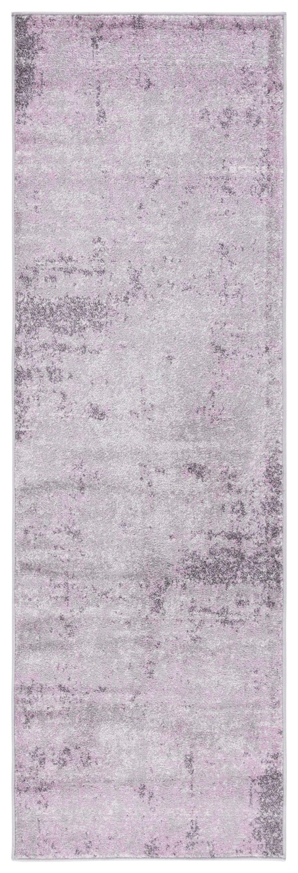 Adirondack ADR130 Machine Made Indoor Runner - Light Grey/Purple - 2'-6"x6' - Safavieh