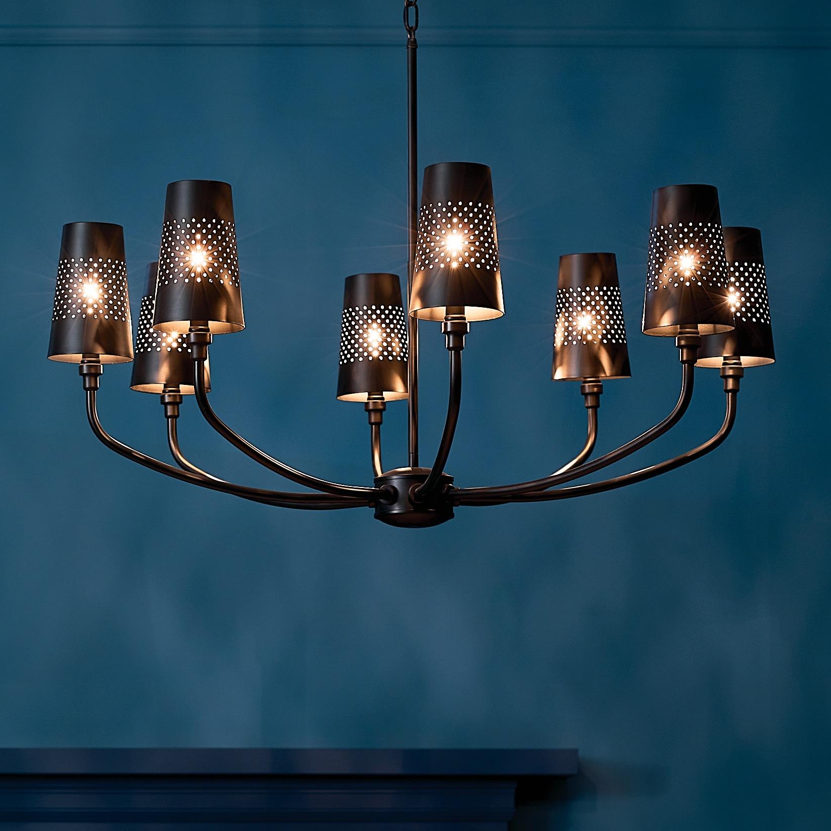 Kichler Lighting Adeena 8 - Light Chandelier in  Black