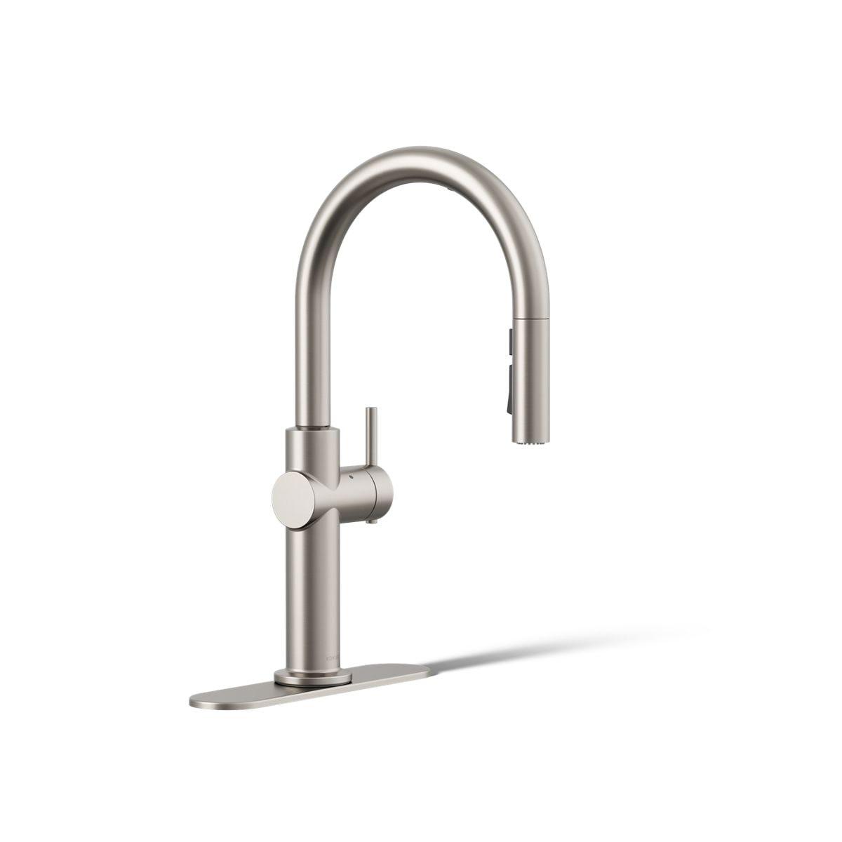 Crue Touchless Pull-Down Kitchen Sink Faucet with Three-Function Sprayhead