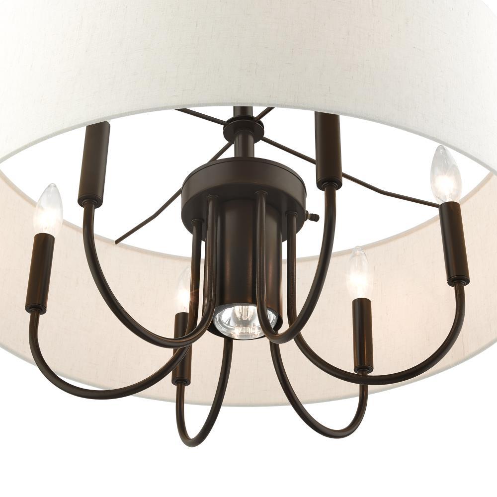 Livex Lighting Blossom 7 - Light Pendant in  English Bronze