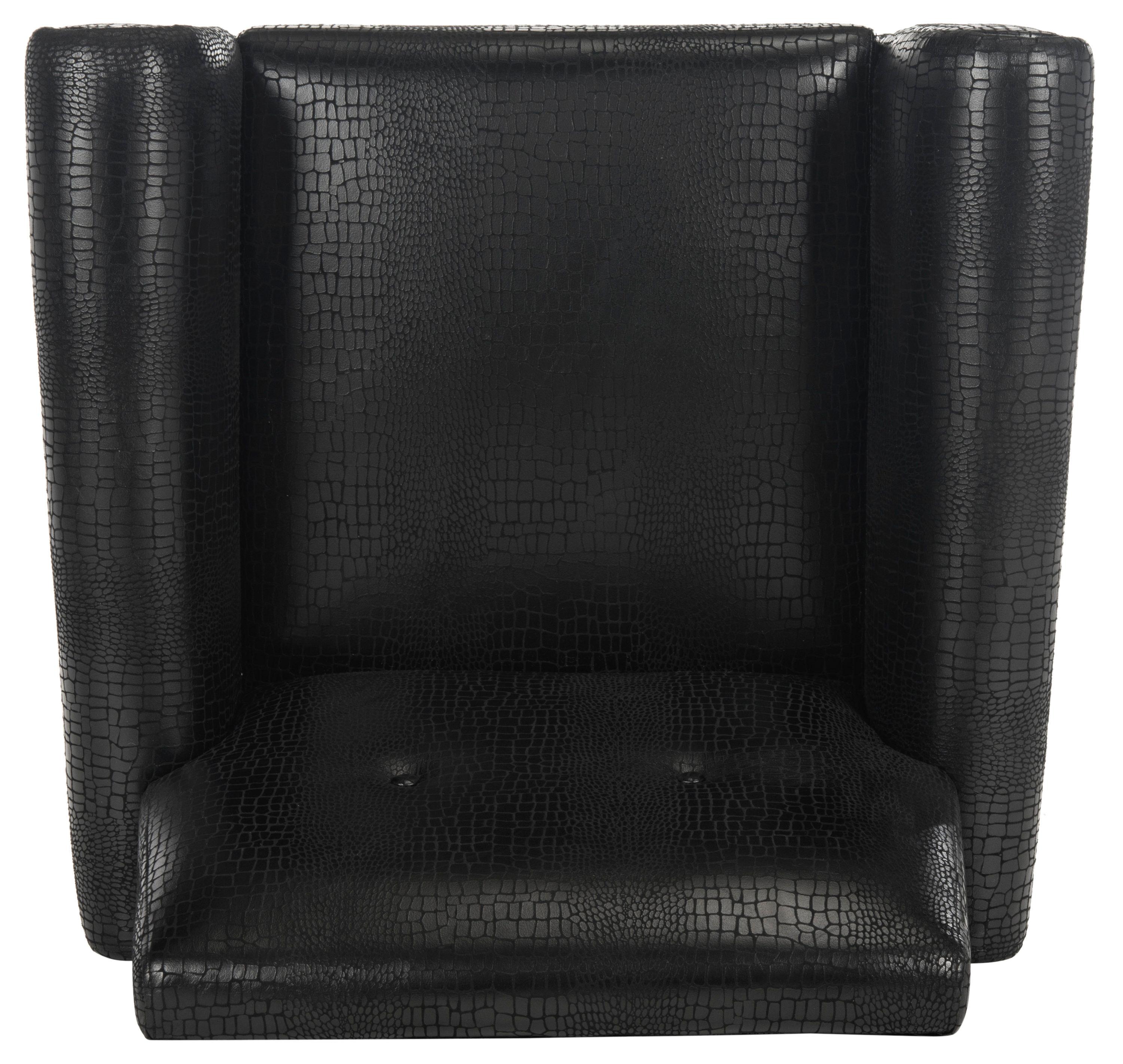 Mira Accent Chair - FOX6285 - Black - Safavieh