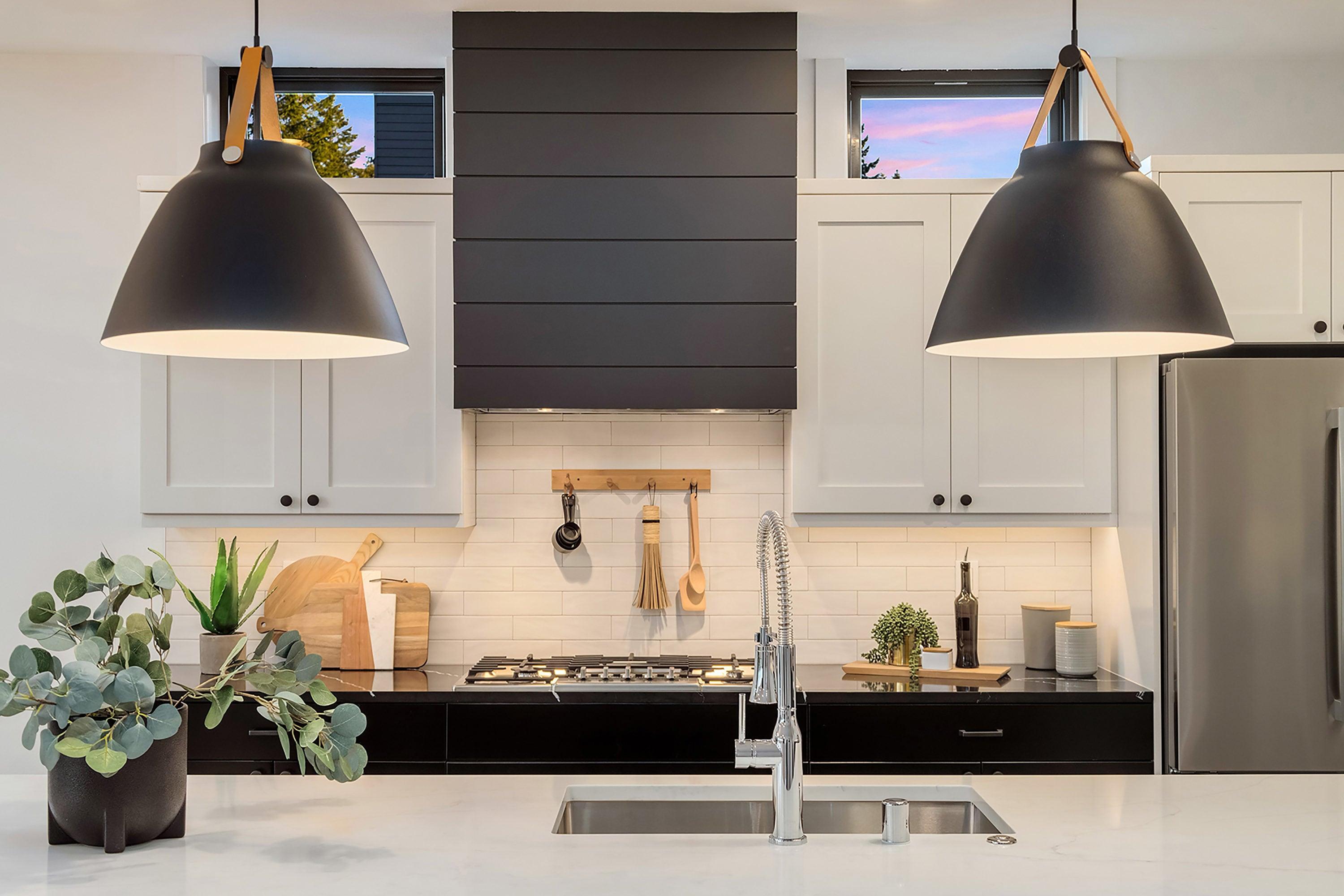 Maxim Lighting Nordic 1 - Light Pendant in  Tan Leather/Black