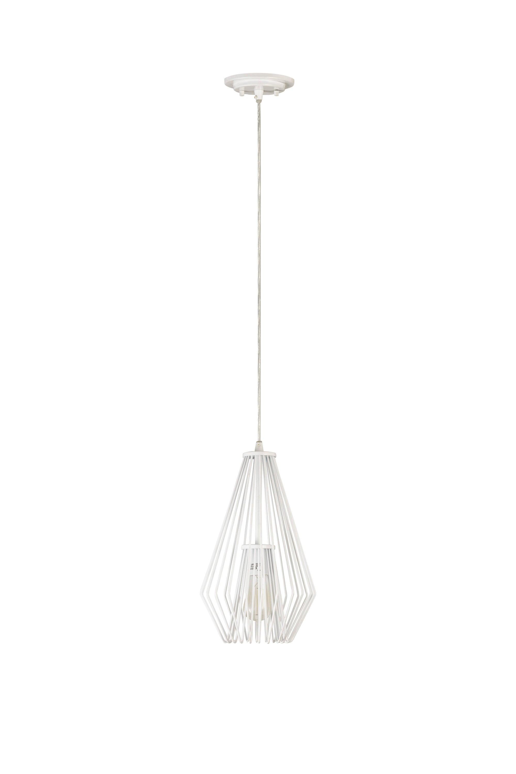 Z-Lite Quintus 1 - Light Pendant in  Gloss White