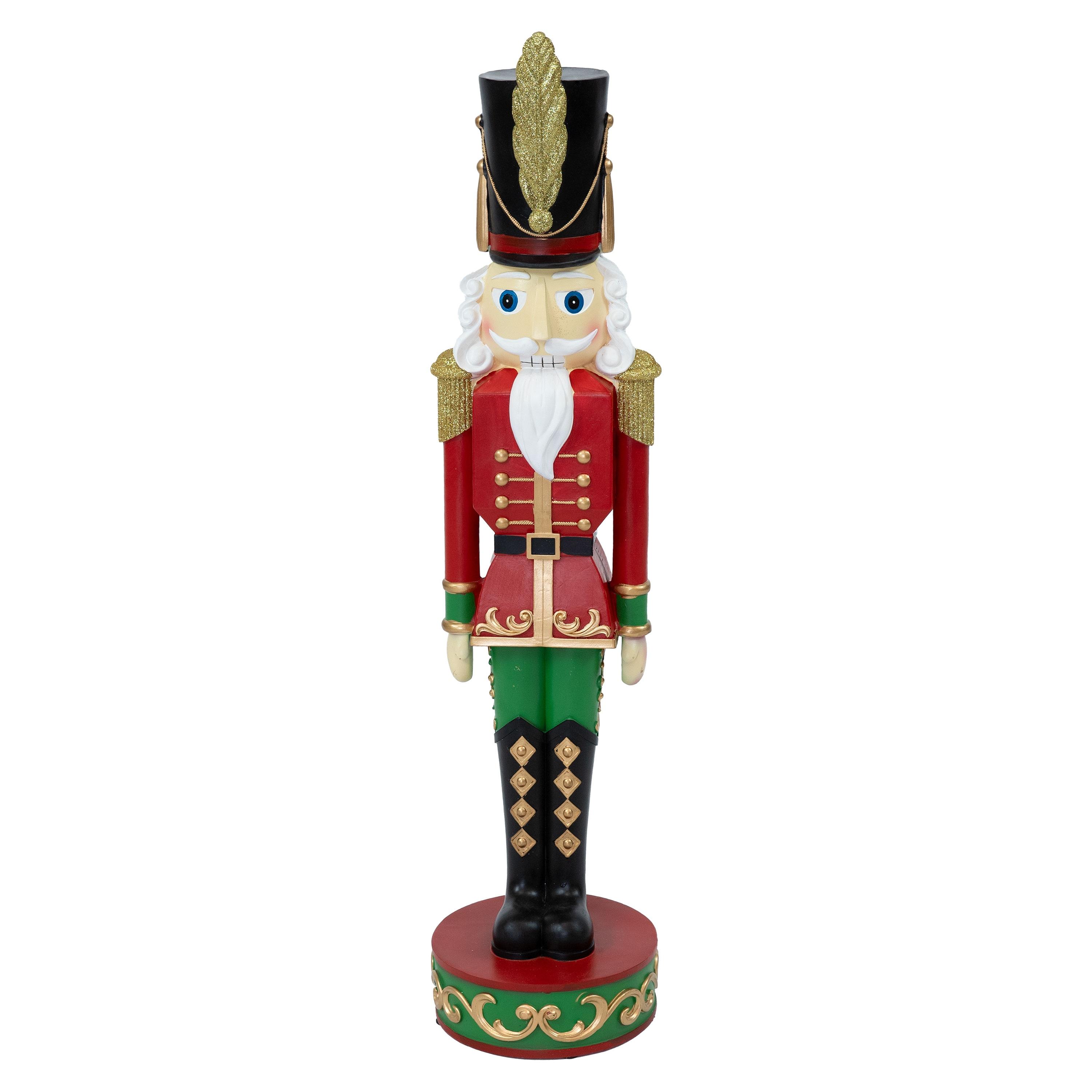 The Holiday Aisle® Kristoff the Christmas Nutcracker Soldier - 2 Statues - 29" (Set of 2)