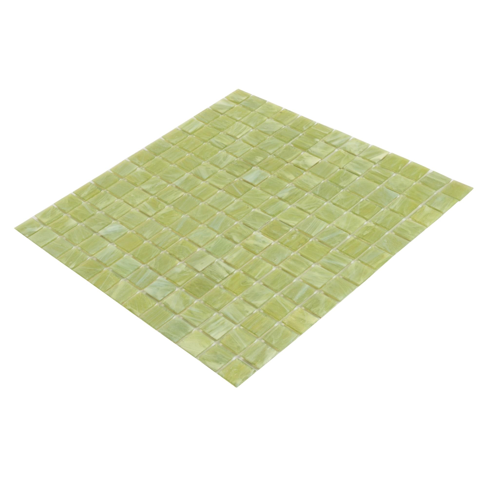 Celestial 0.8" x 0.8" Glass Grid Mosaic Wall & Floor Tile