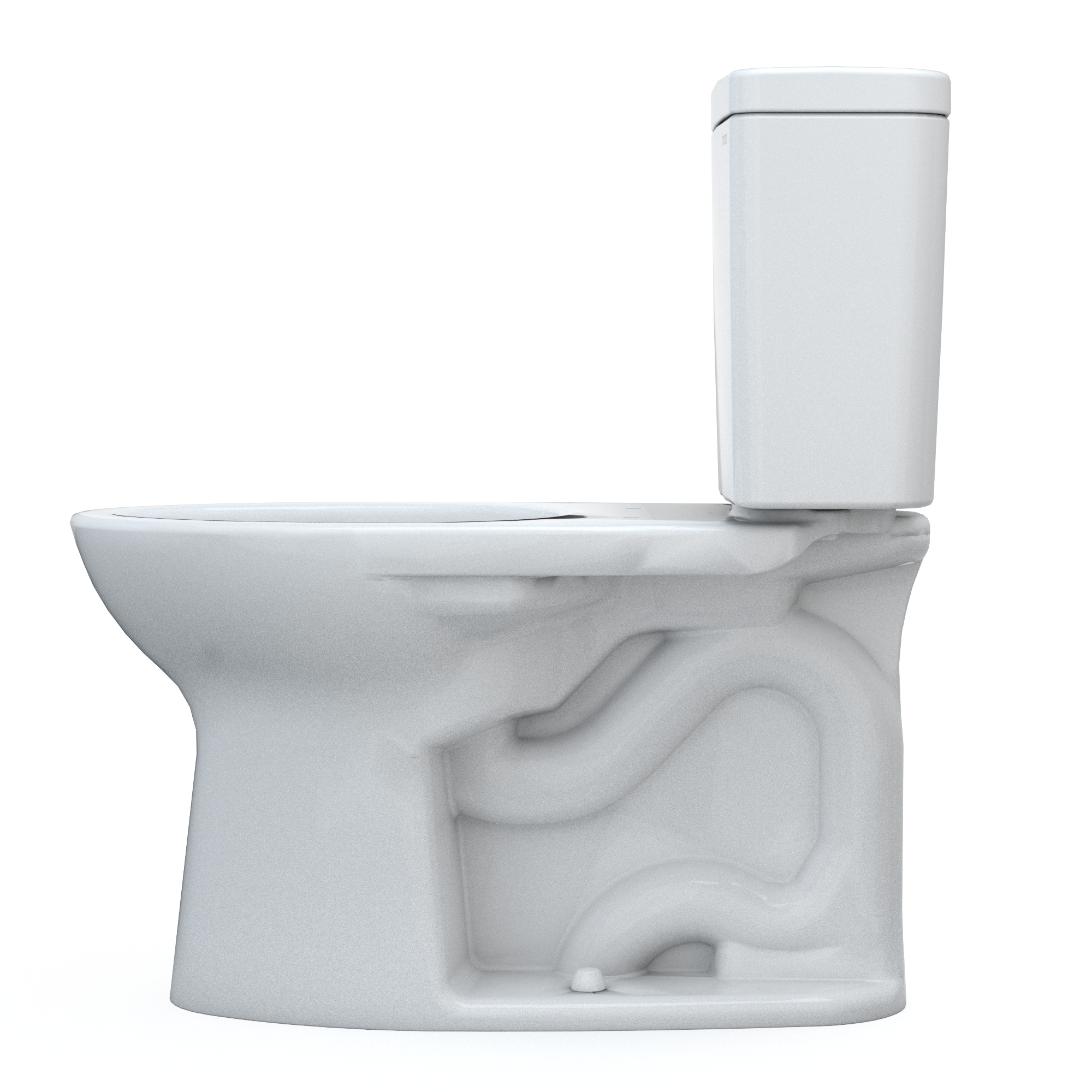 Drake® 1.6 GPF Elongated Two-Piece Toilet with Tornado Flush (Seat Not Included)