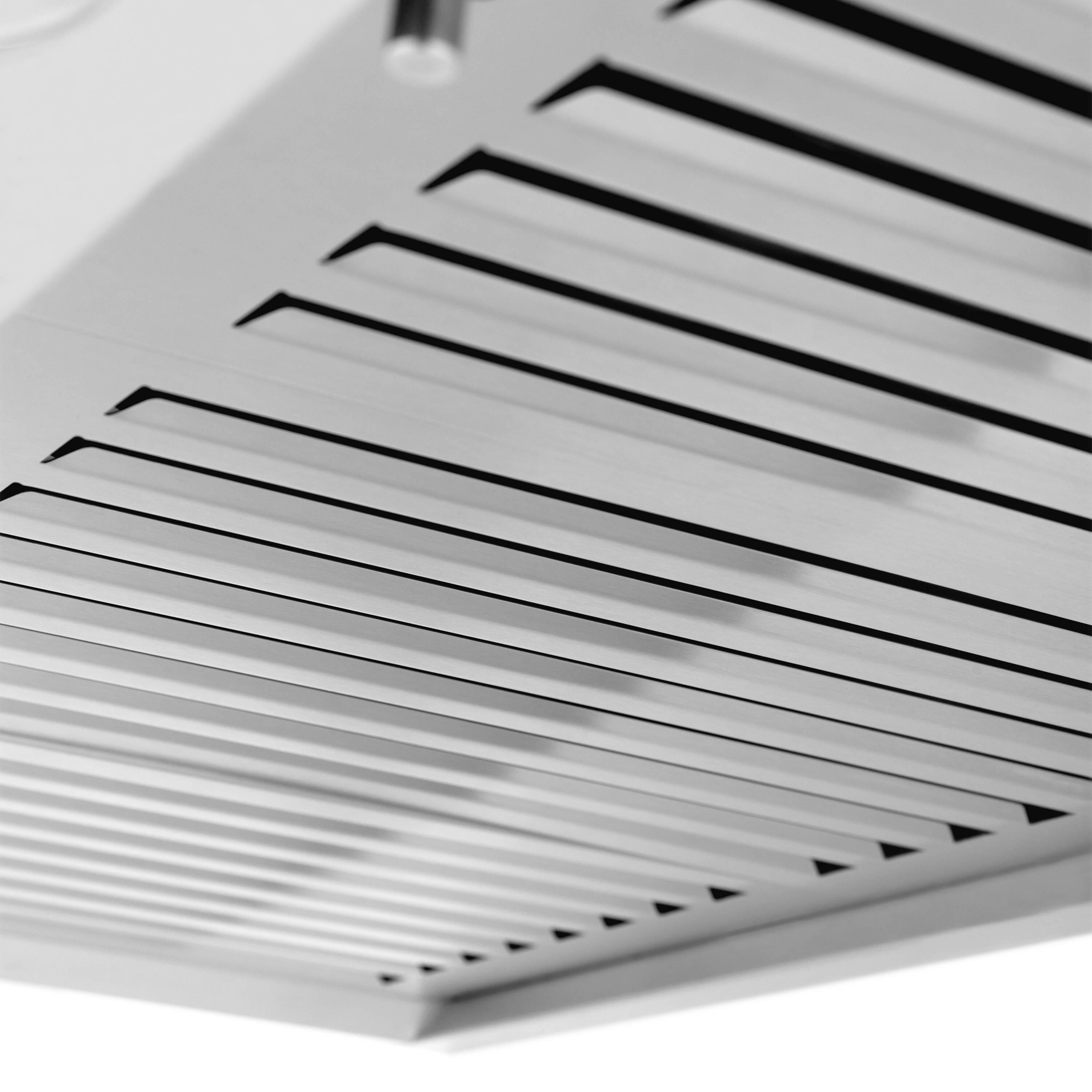 ZLINE KITCHEN & BATH 36 inch Convertible 400-CFM Recirculating Stainless steel Wall-Mounted Range Hood