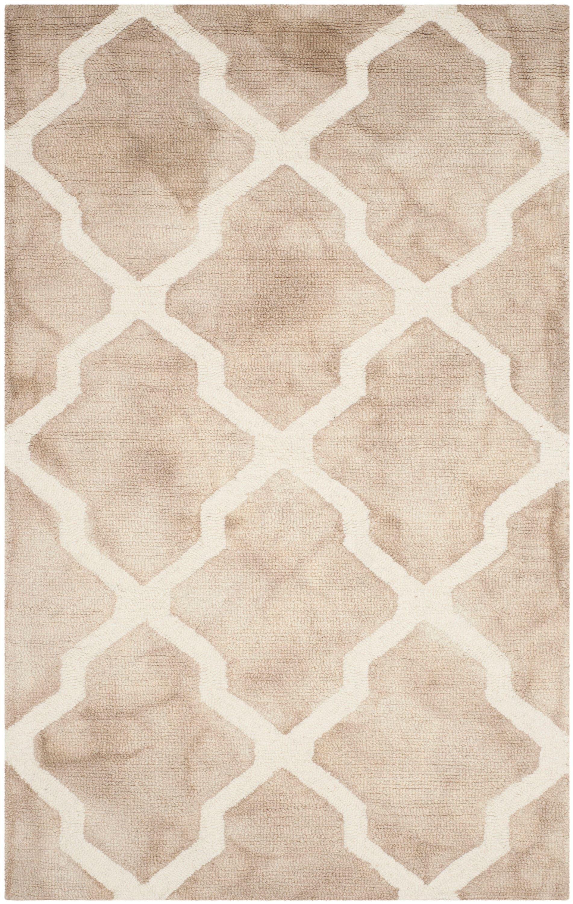 Dip Dye DDY540 Hand Tufted Indoor Accent Rug - Beige/Ivory - 3'x5' - Safavieh