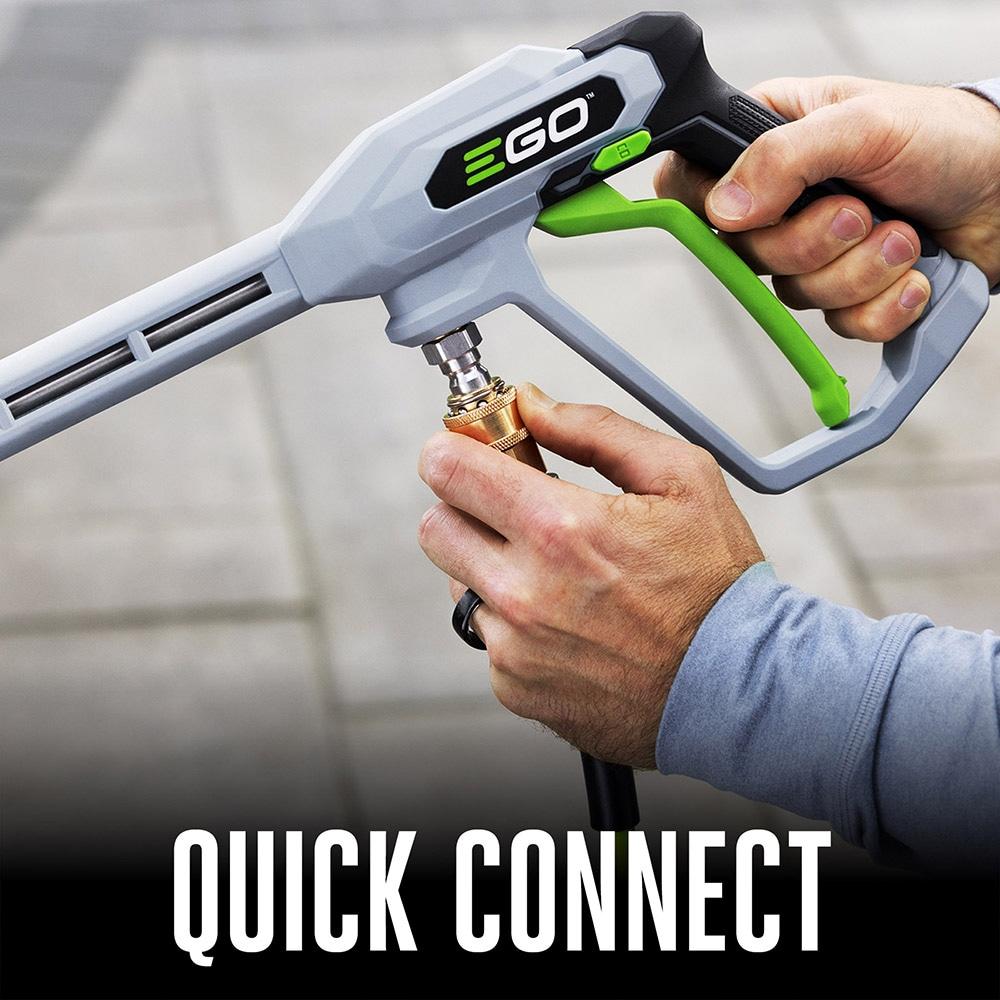 Ego Power+ 2100 Psi 1.2 Gpm Battery Powered Cold Water Pressure Washer With 4 Spray Nozzles Bare Tool