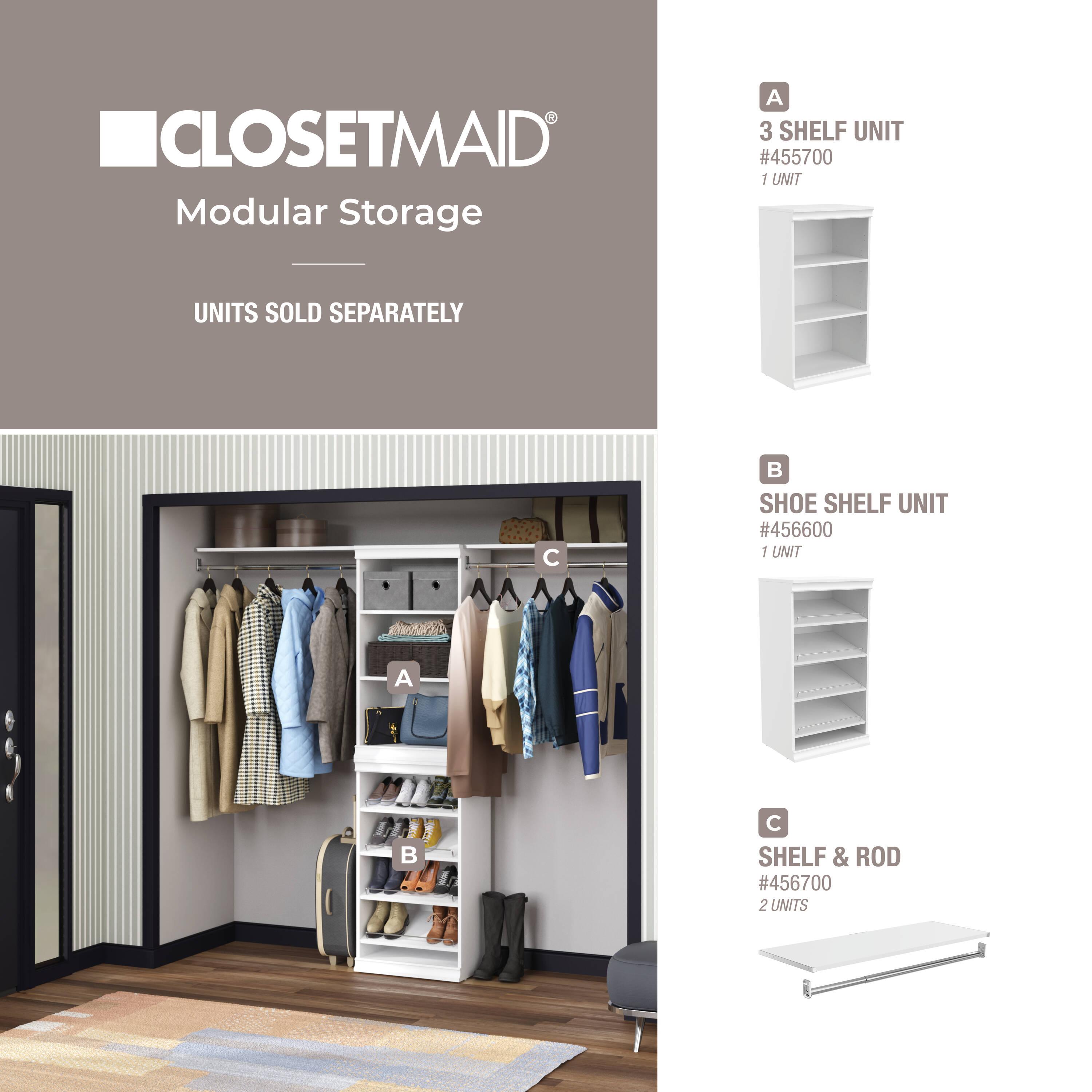 ClosetMaid Modular Storage 12-Pair Shoe Shelf Unit - ClosetMaid
